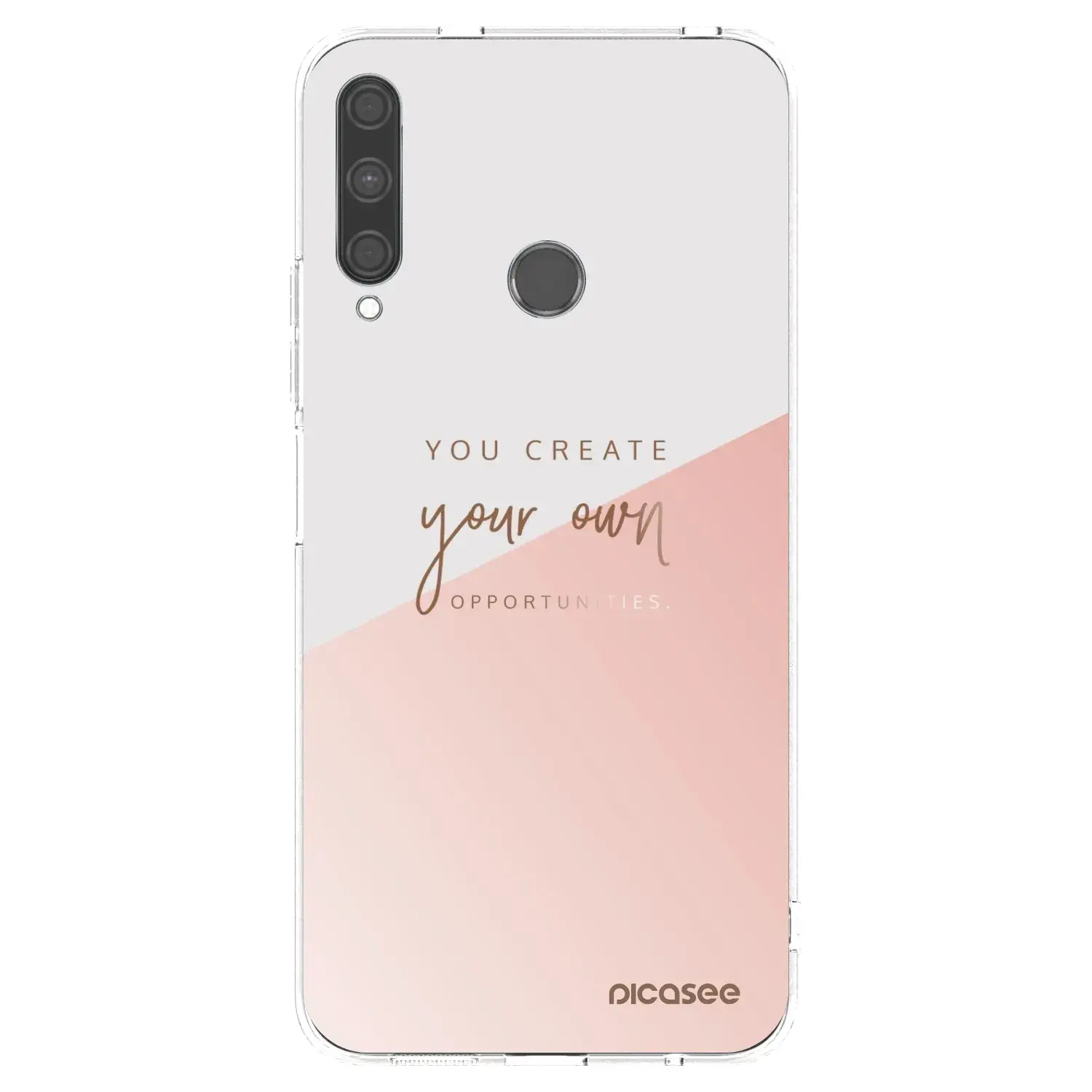 Silikonový průhledný obal pro Huawei P40 Lite E - You create your own opportunities