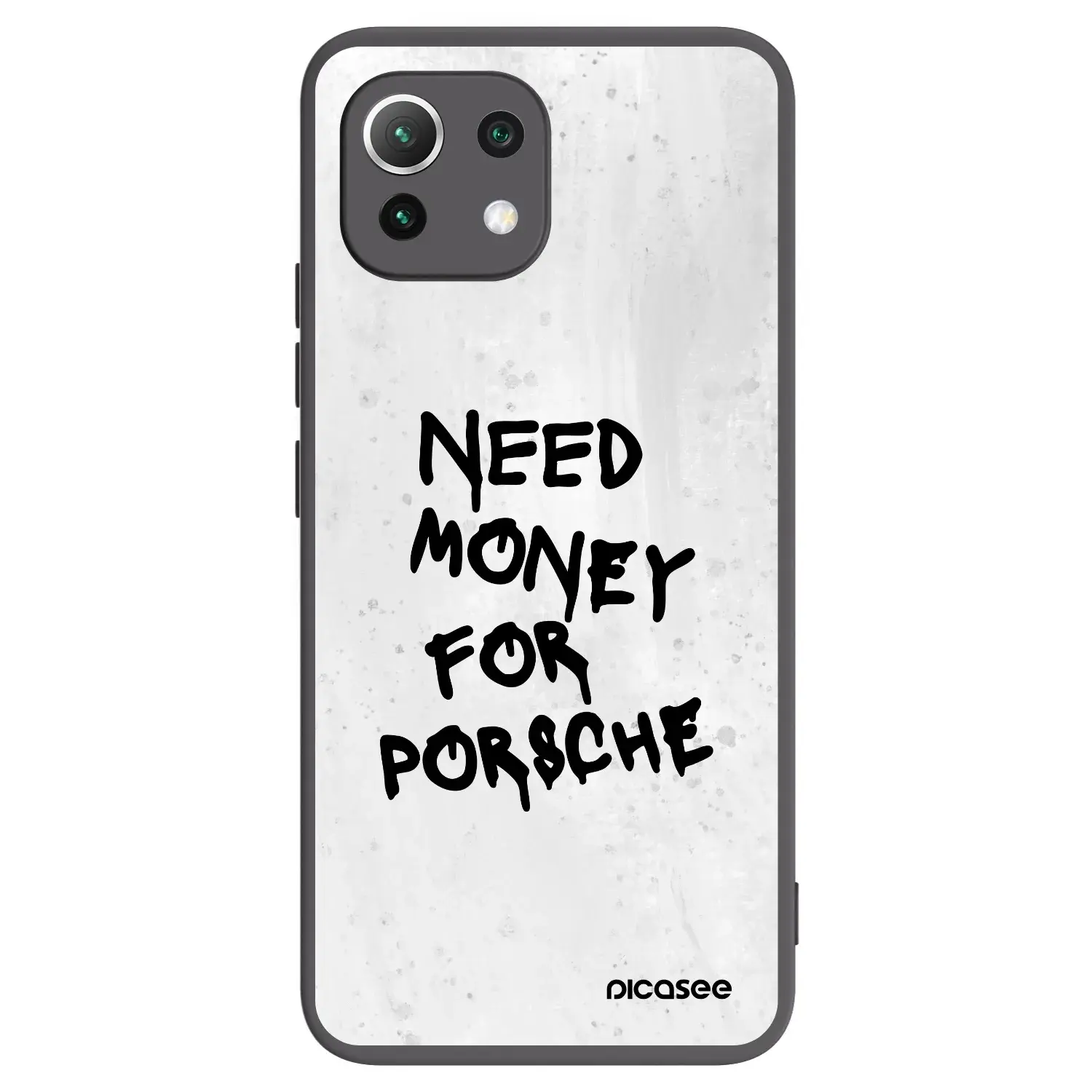 Silikonový černý obal pro Xiaomi 11 Lite 5G NE - White Dollar