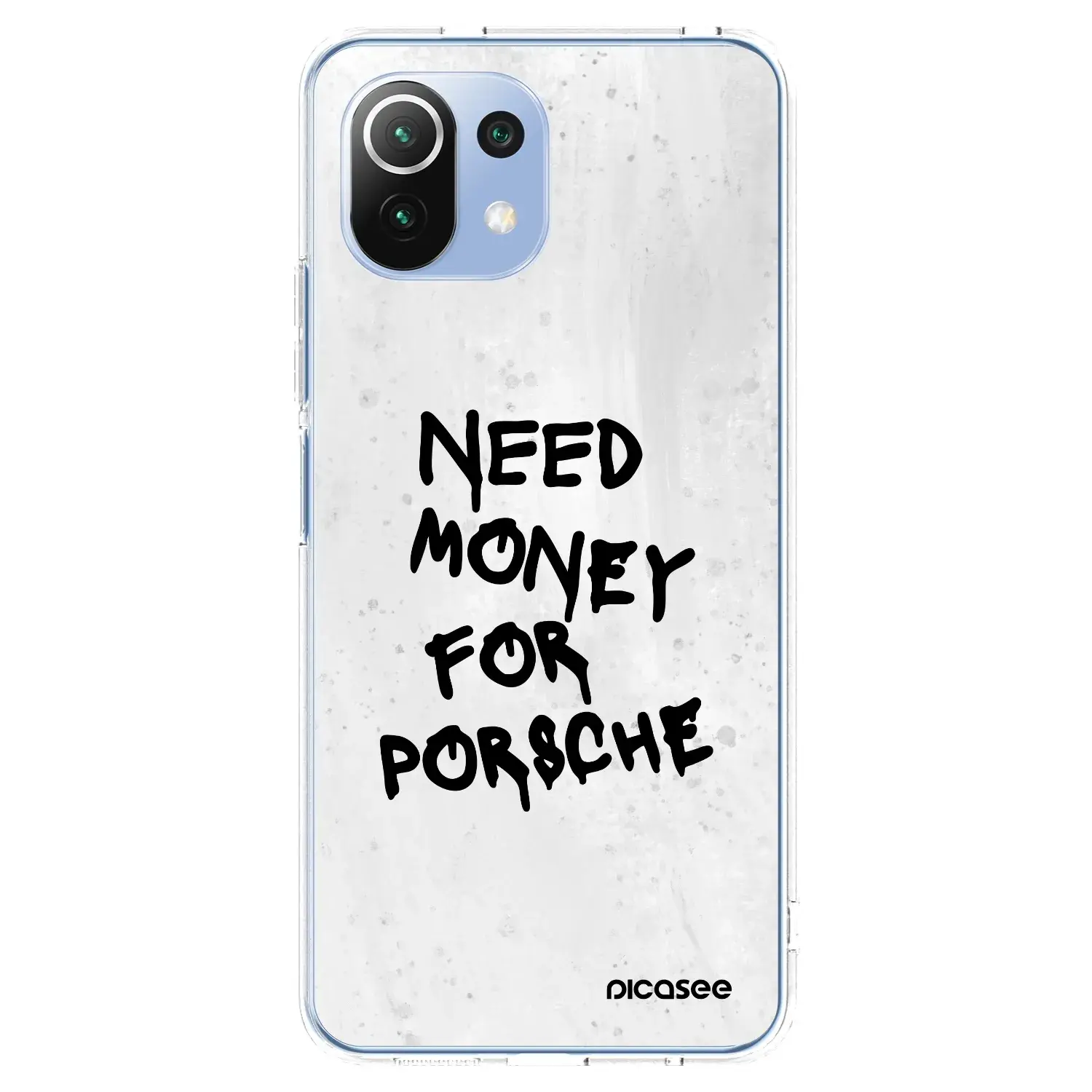 Silikonový průhledný obal pro Xiaomi 11 Lite 5G NE - White Dollar