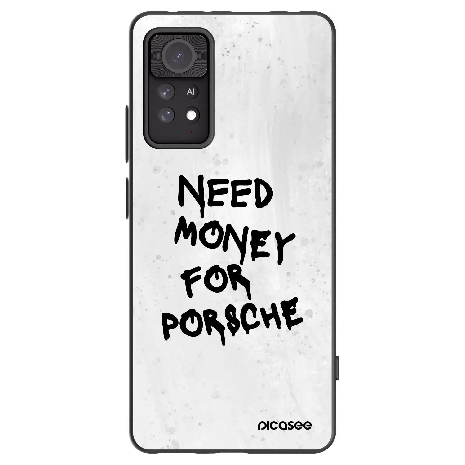 Silikonový černý obal pro Xiaomi Redmi Note 11 Pro 5G - White Dollar