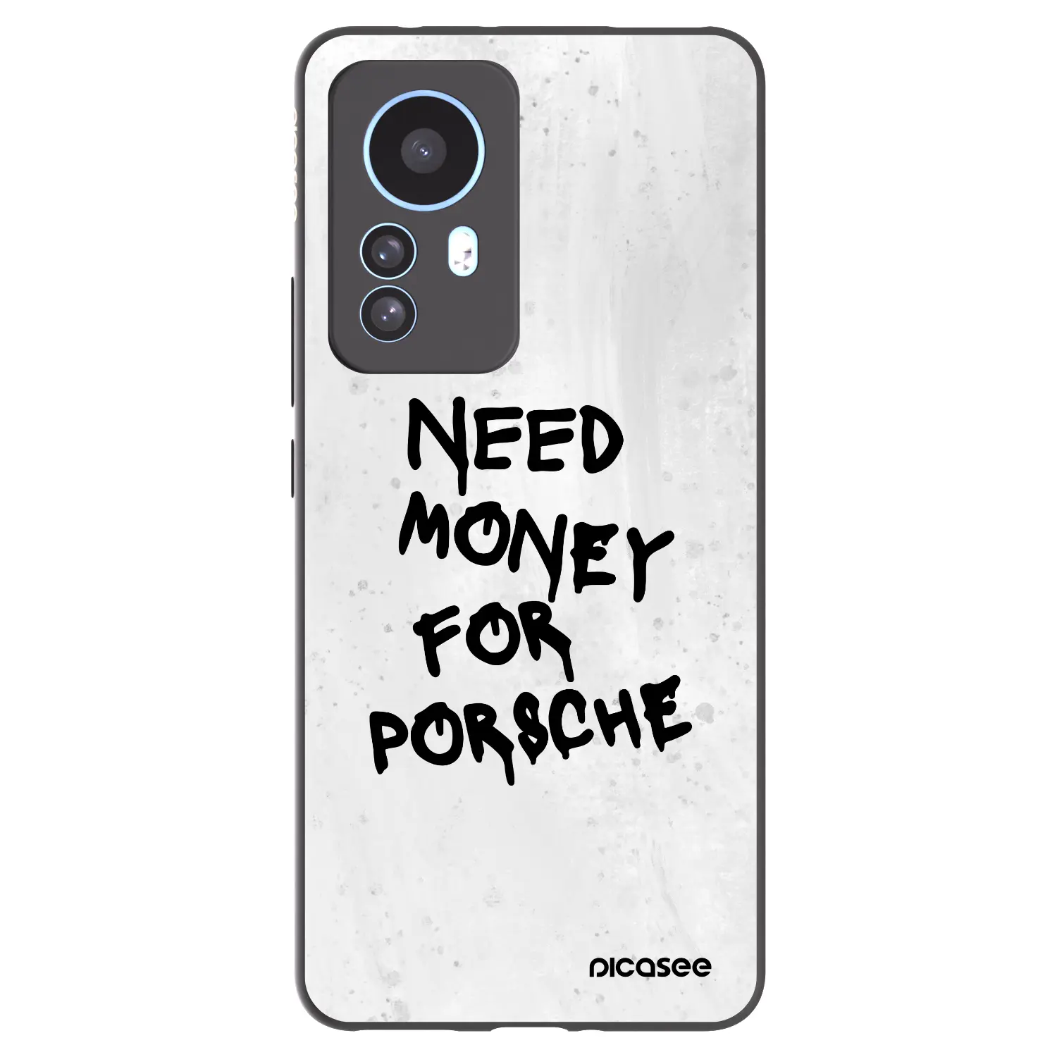 Silikonový černý obal pro Xiaomi 12T Pro - White Dollar