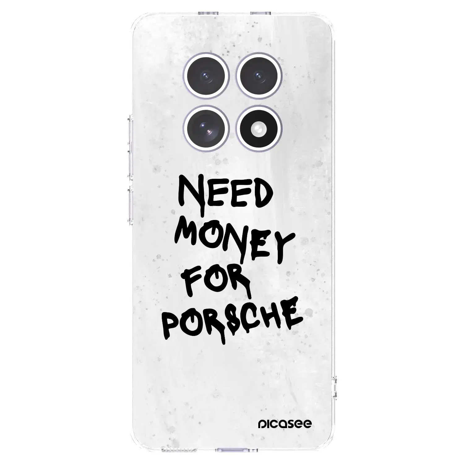Silikonový průhledný obal pro Xiaomi Redmi Note 15 4G - White Dollar