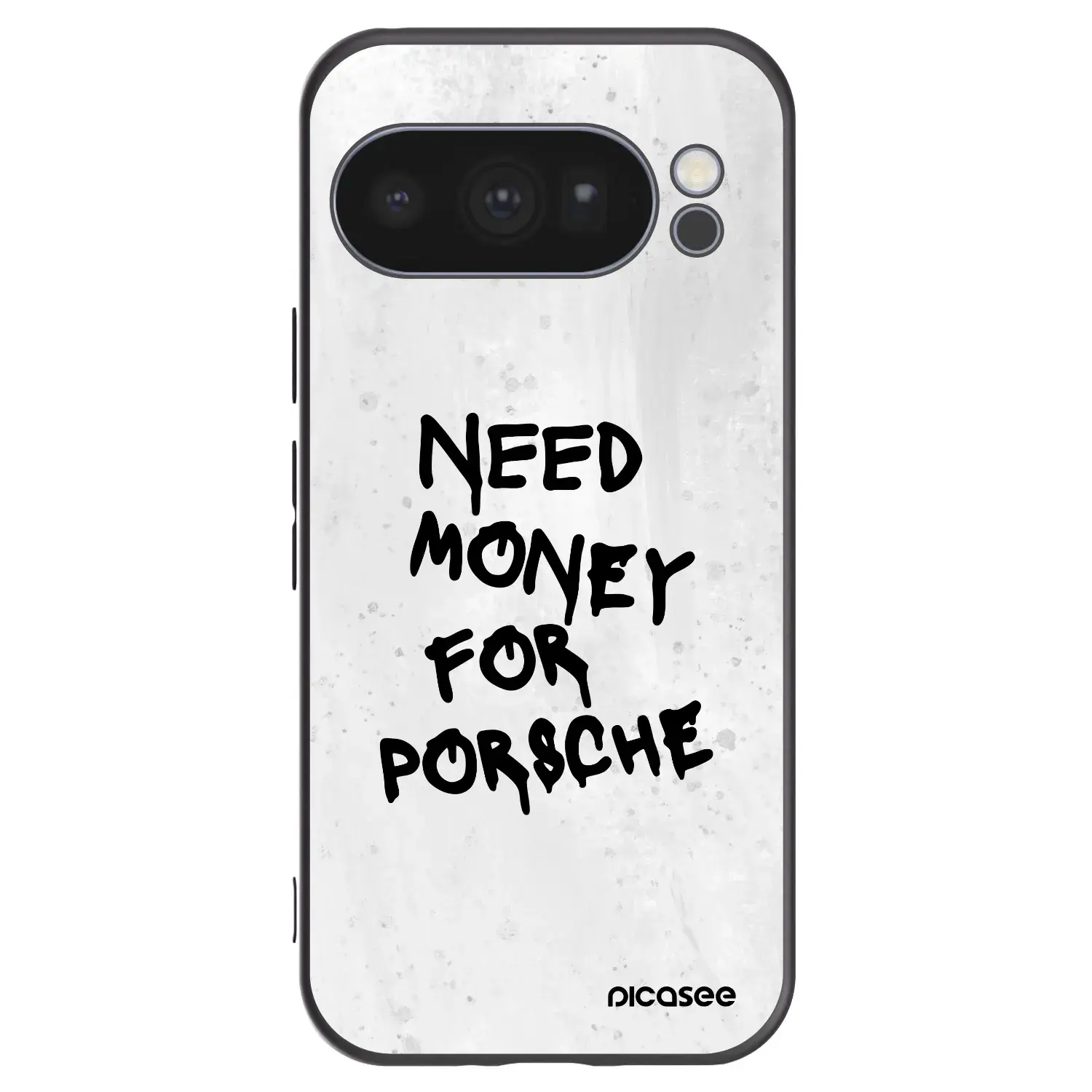 Silikonový černý obal pro Google Pixel 10 Pro - White Dollar