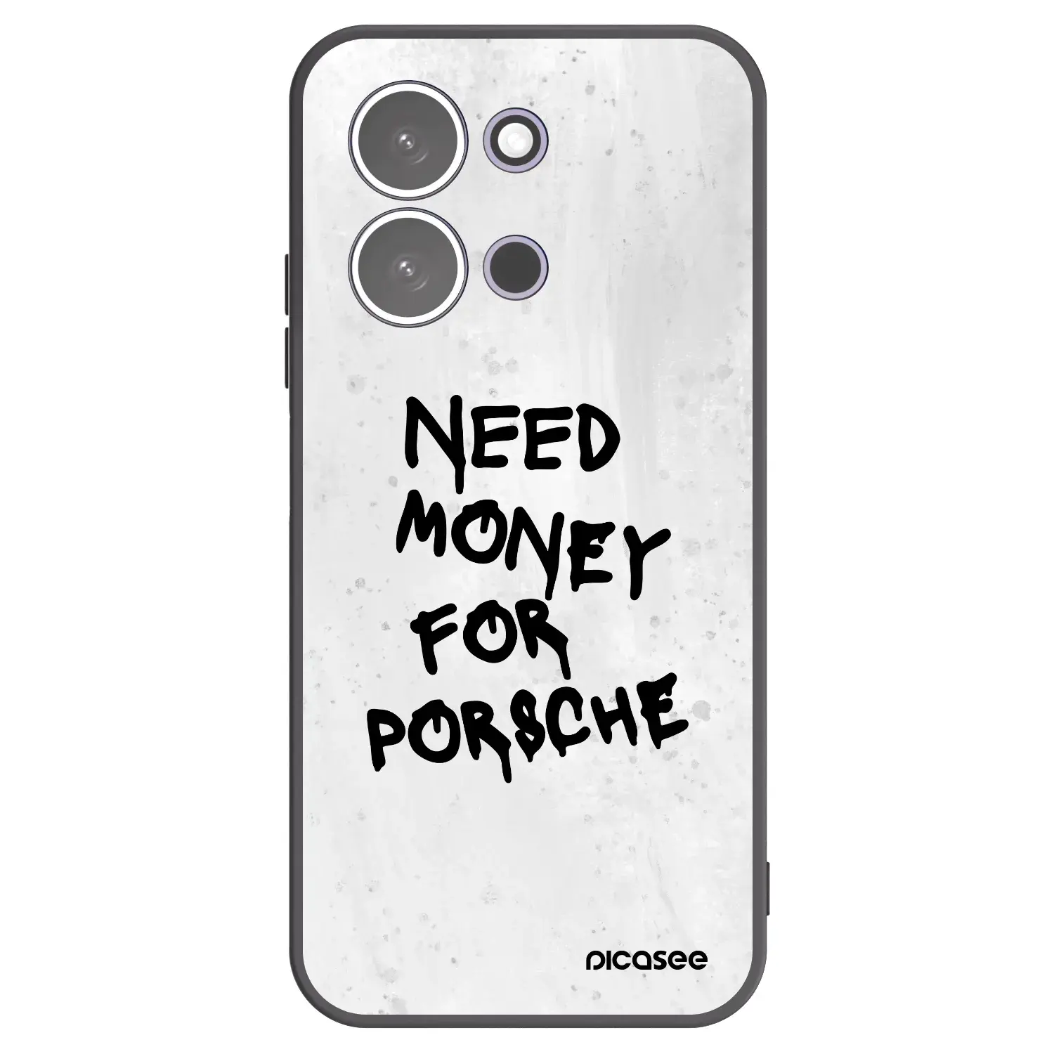 Silikonový černý obal pro Xiaomi Redmi 15C 5G - White Dollar