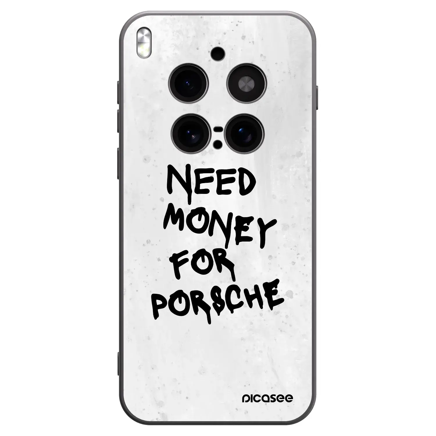 Silikonový černý obal pro Vivo X300 Pro - White Dollar
