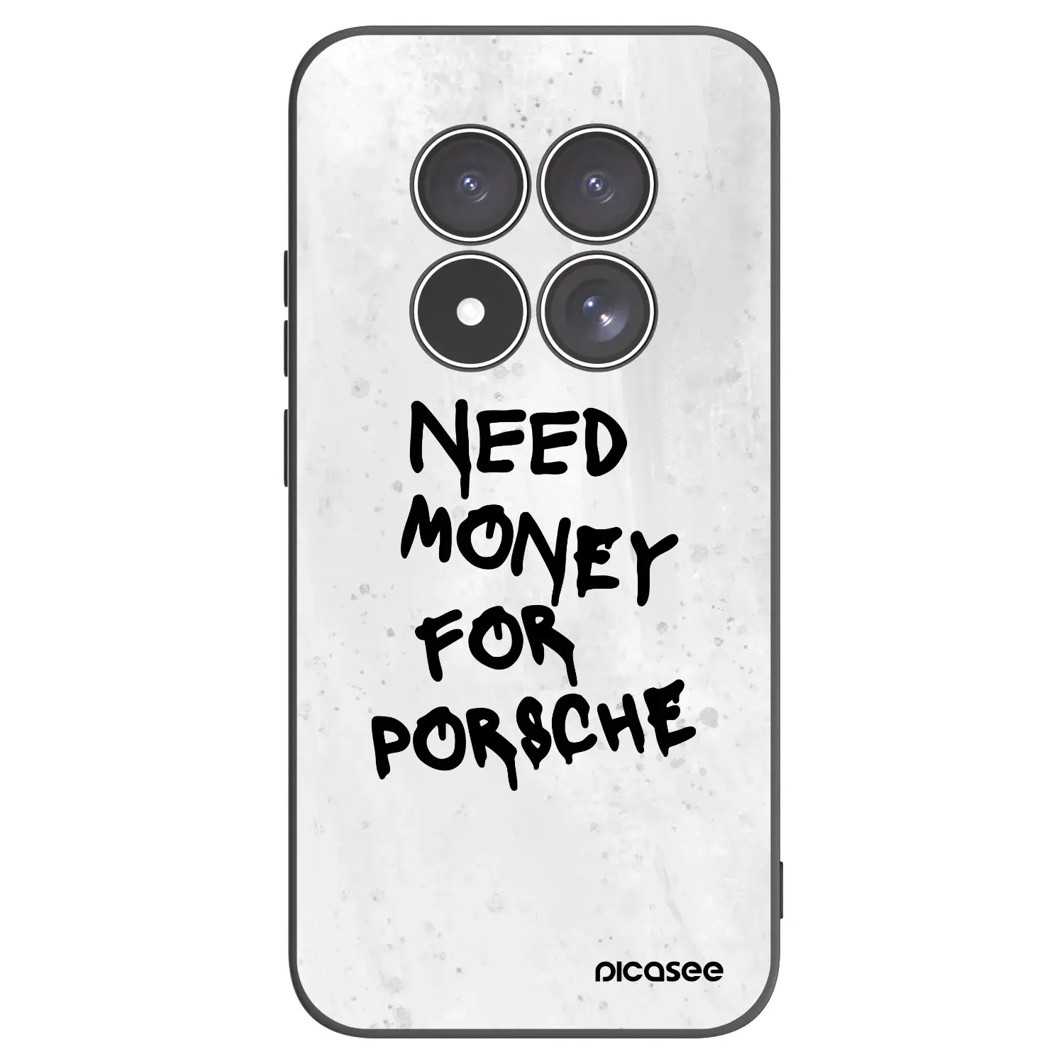 Silikonový černý obal pro Xiaomi Redmi Note 15 Pro 5G - White Dollar