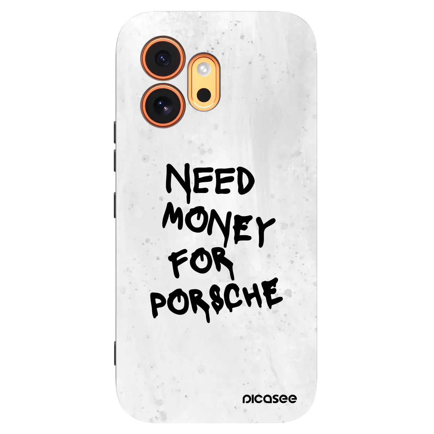 Silikonový černý obal pro Honor 600 - White Dollar