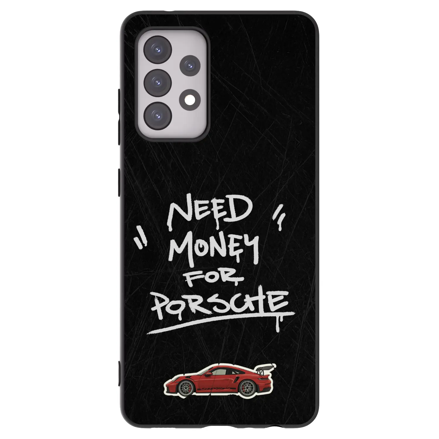 Silikonový černý obal pro Samsung Galaxy A52s 5G A528B - Dark Racer
