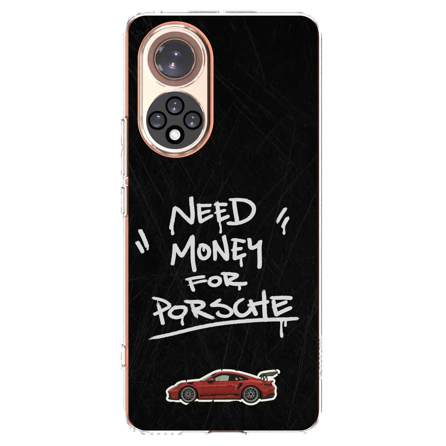 Silikonový průhledný obal pro Huawei Nova 9 - Dark Racer