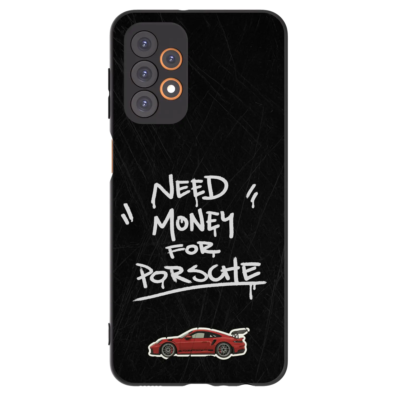 Silikonový černý obal pro Samsung Galaxy A23 A236B 5G - Dark Racer