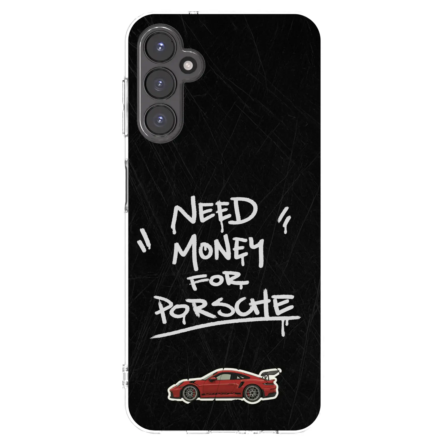 Silikonový průhledný obal pro Samsung Galaxy A14 5G A146P - Dark Racer