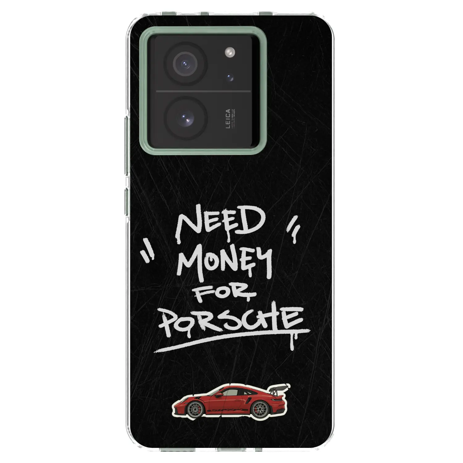 Silikonový průhledný obal pro Xiaomi 13T Pro - Dark Racer
