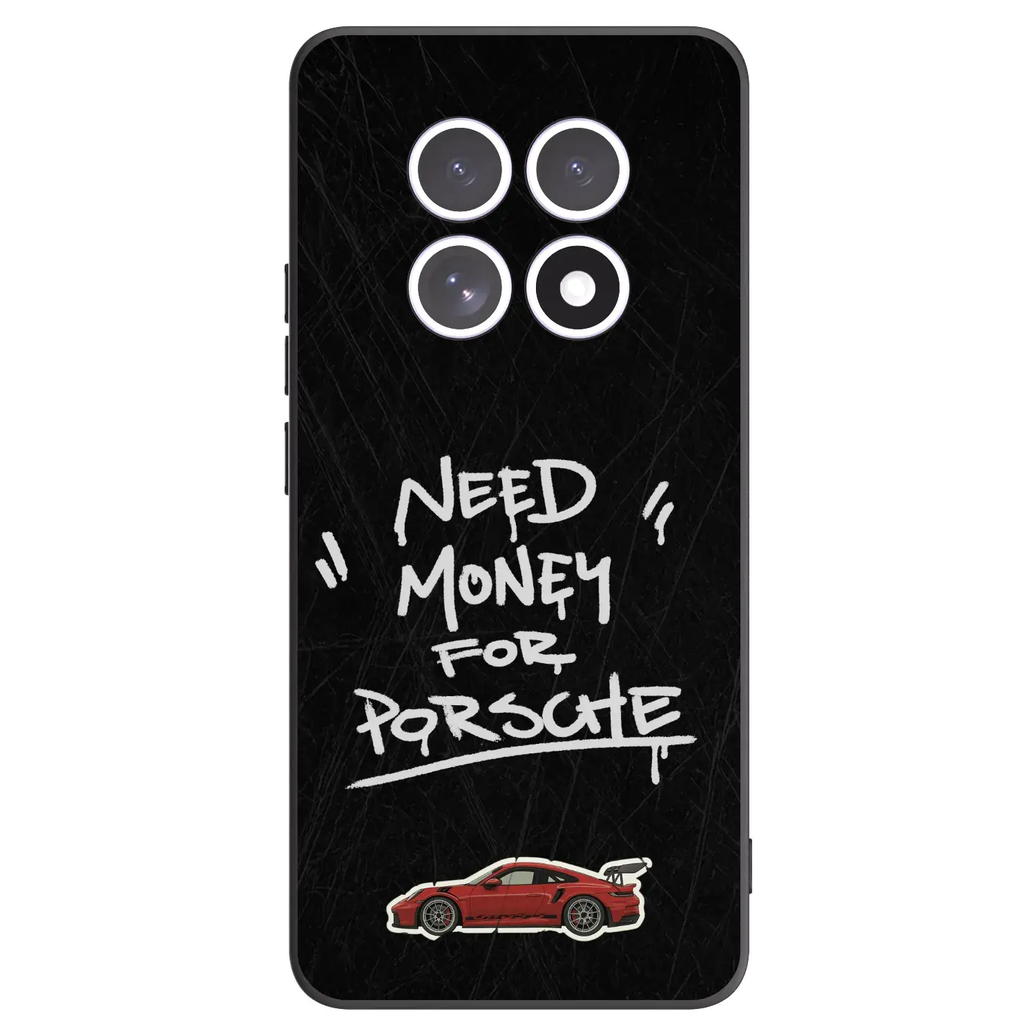 Silikonový černý obal pro Xiaomi Redmi Note 15 4G - Dark Racer