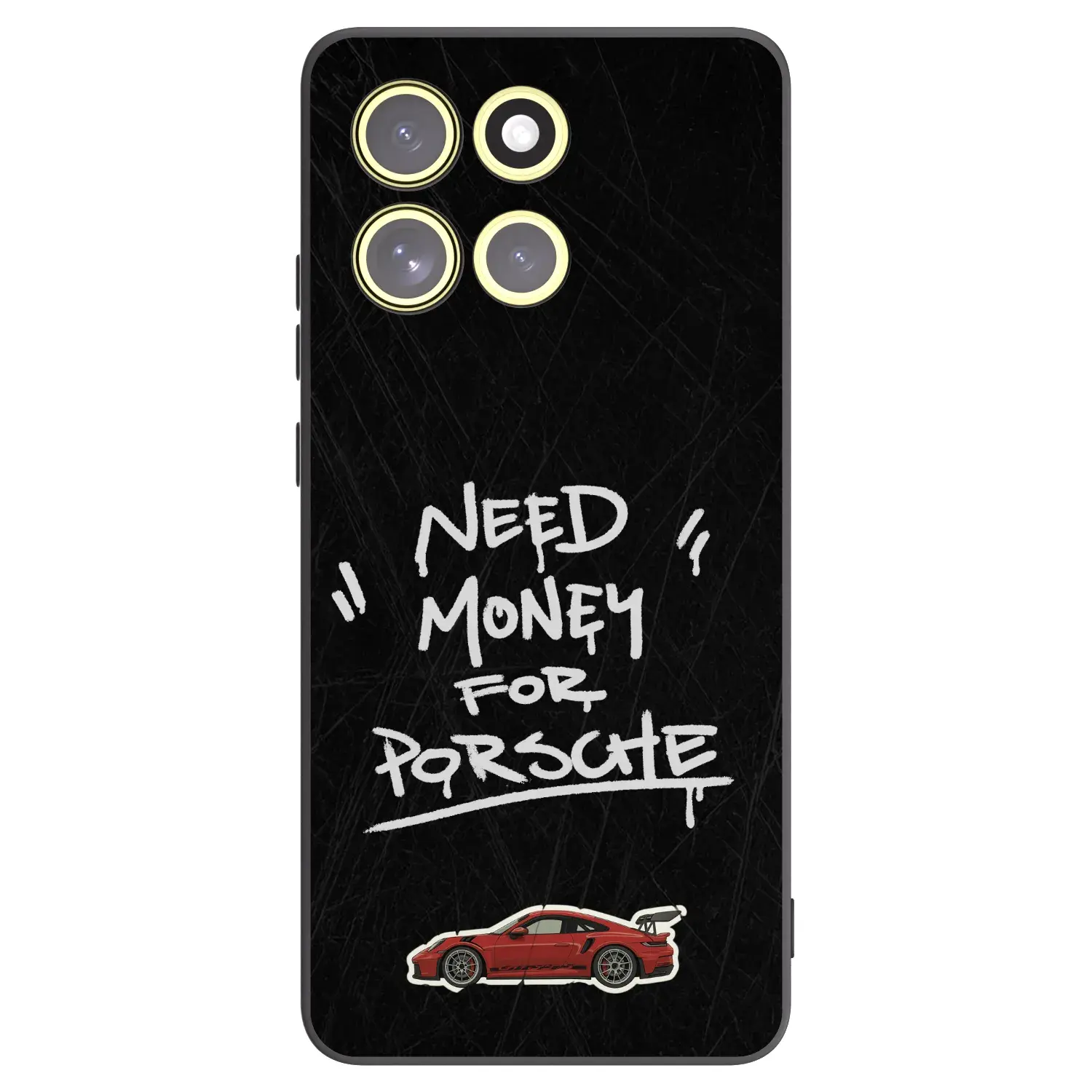 Silikonový černý obal pro Motorola Moto G86 Power 5G - Dark Racer