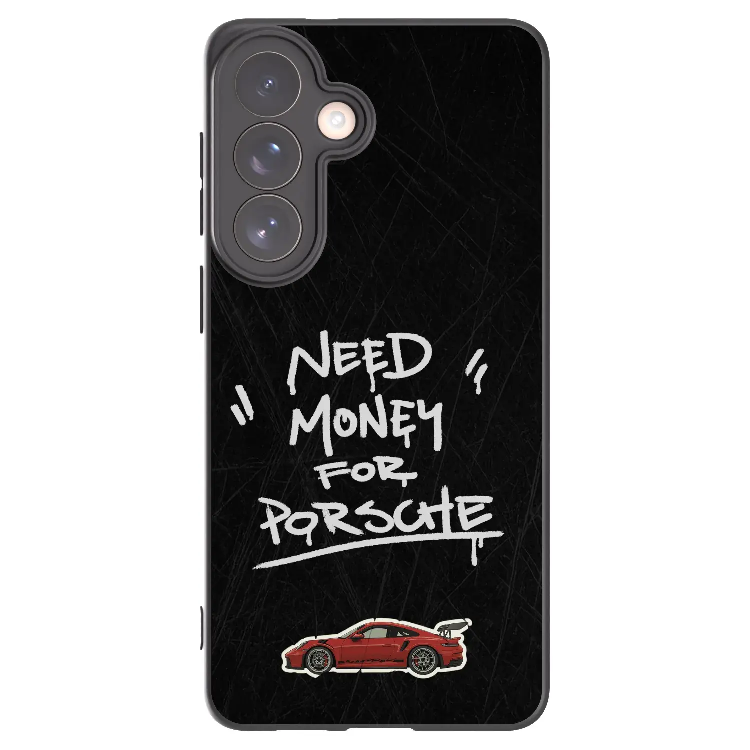 Silikonový černý obal pro Samsung Galaxy S26+ - Dark Racer