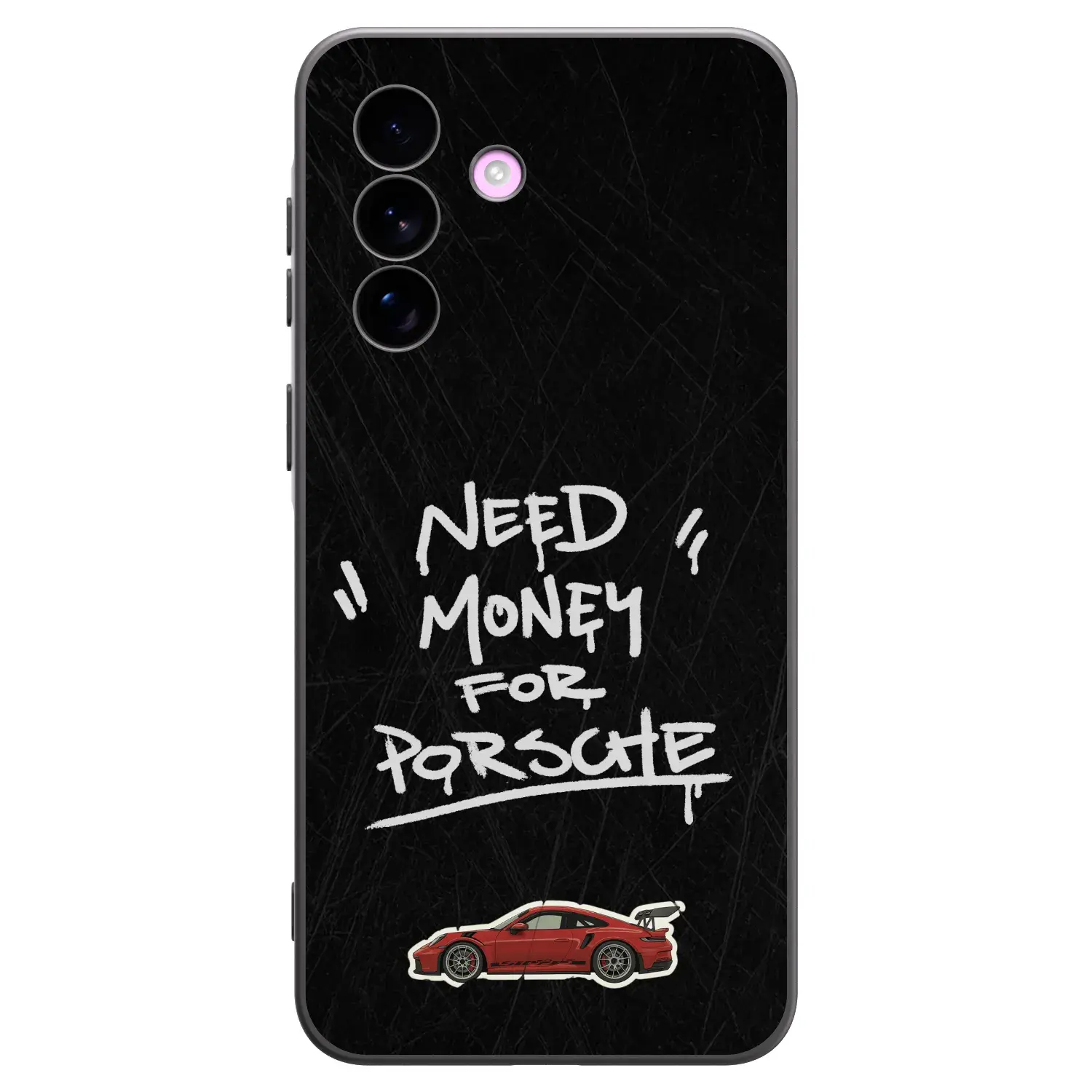 Silikonový černý obal pro Samsung Galaxy A57 5G - Dark Racer