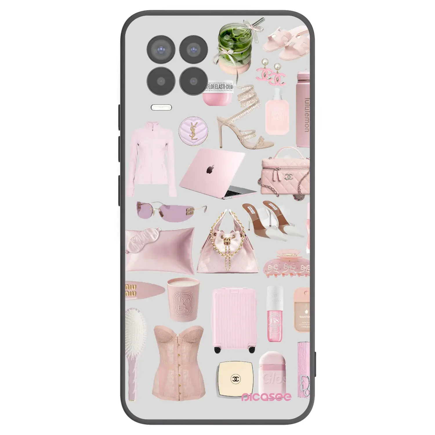 Silikonový černý obal pro Realme 8 Pro - Glam Babe