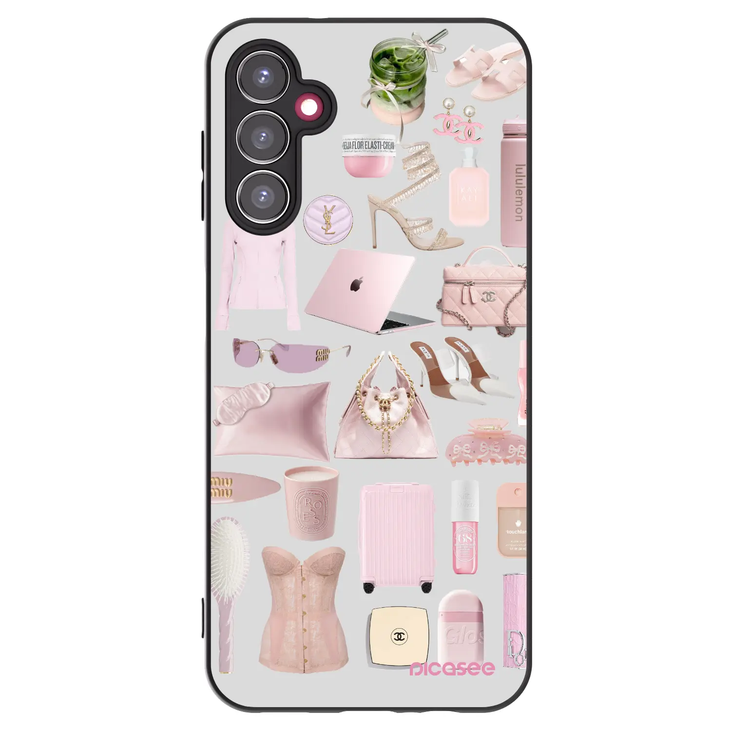 Silikonový černý obal pro Samsung Galaxy A14 5G A146P - Glam Babe