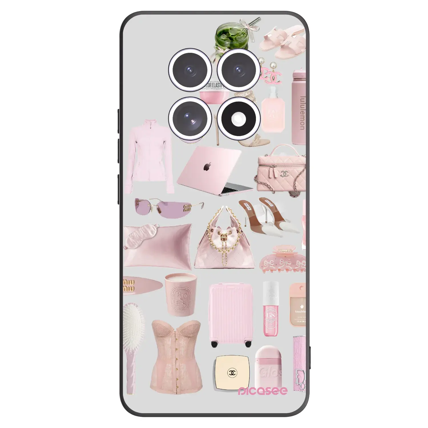 Silikonový černý obal pro Xiaomi Redmi Note 15 4G - Glam Babe
