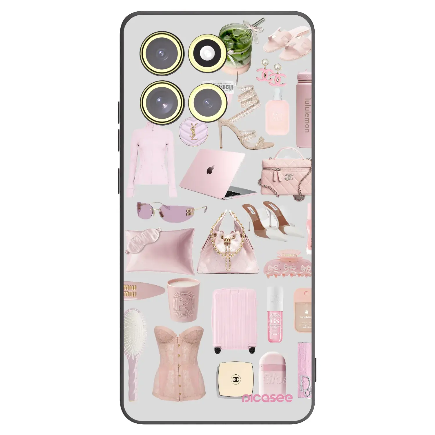 Silikonový černý obal pro Motorola Moto G86 Power 5G - Glam Babe