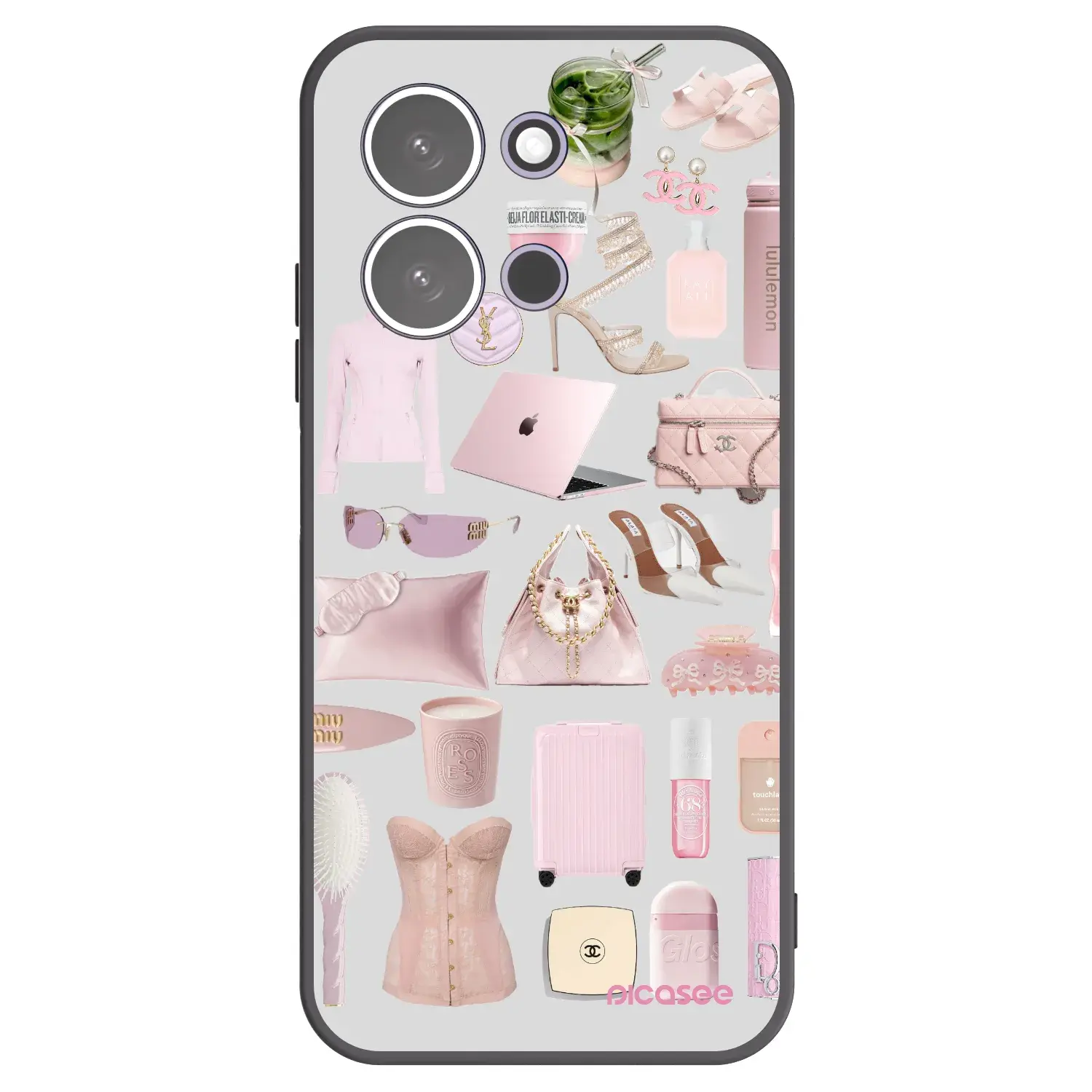 Silikonový černý obal pro Xiaomi Redmi 15C 5G - Glam Babe