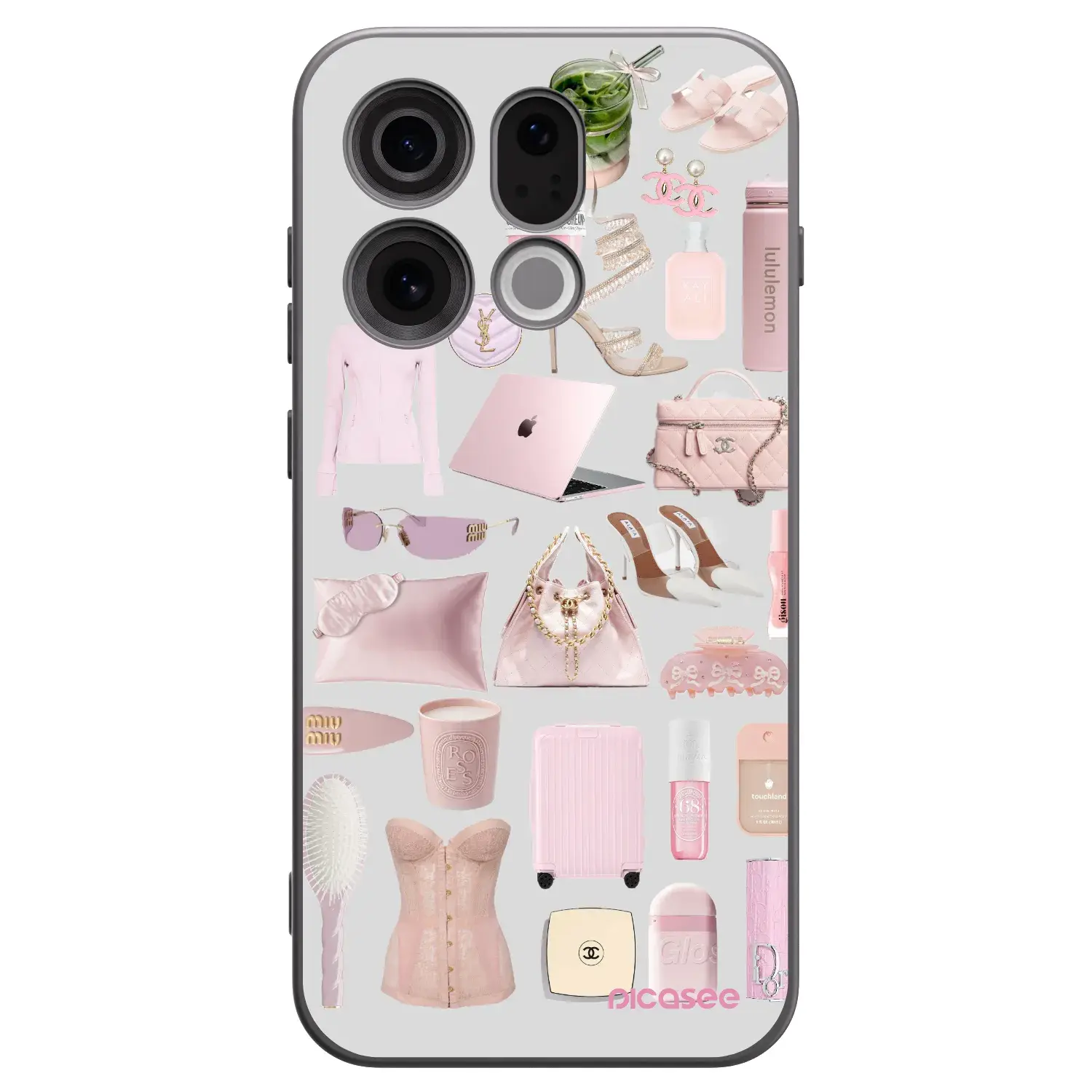 Silikonový černý obal pro OPPO Find X9 - Glam Babe