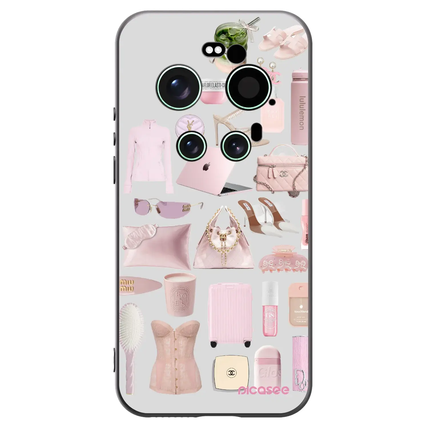 Silikonový černý obal pro Xiaomi 17 Ultra - Glam Babe
