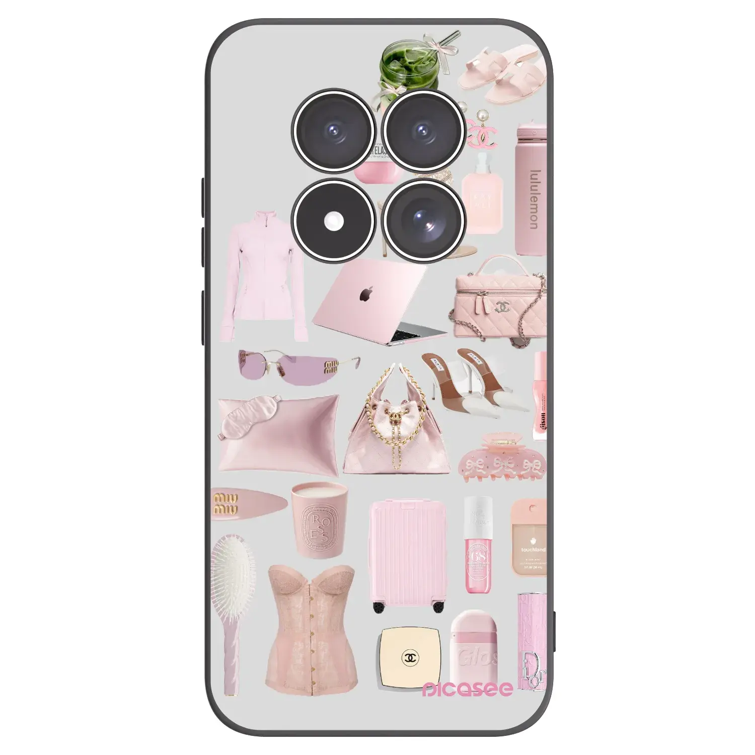 Silikonový černý obal pro Xiaomi Redmi Note 15 Pro 5G - Glam Babe