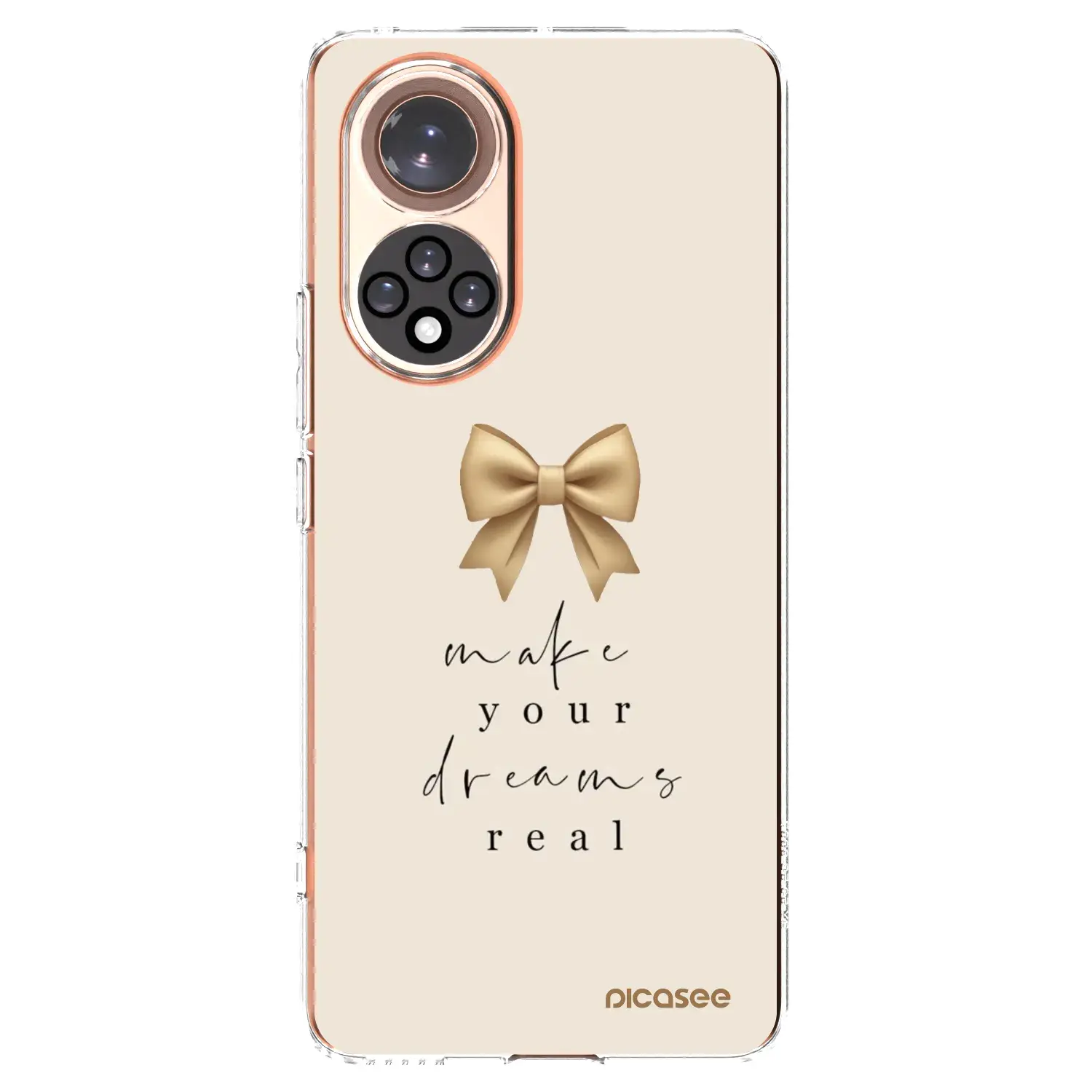Silikonový průhledný obal pro Huawei Nova 9 - Golden Dream