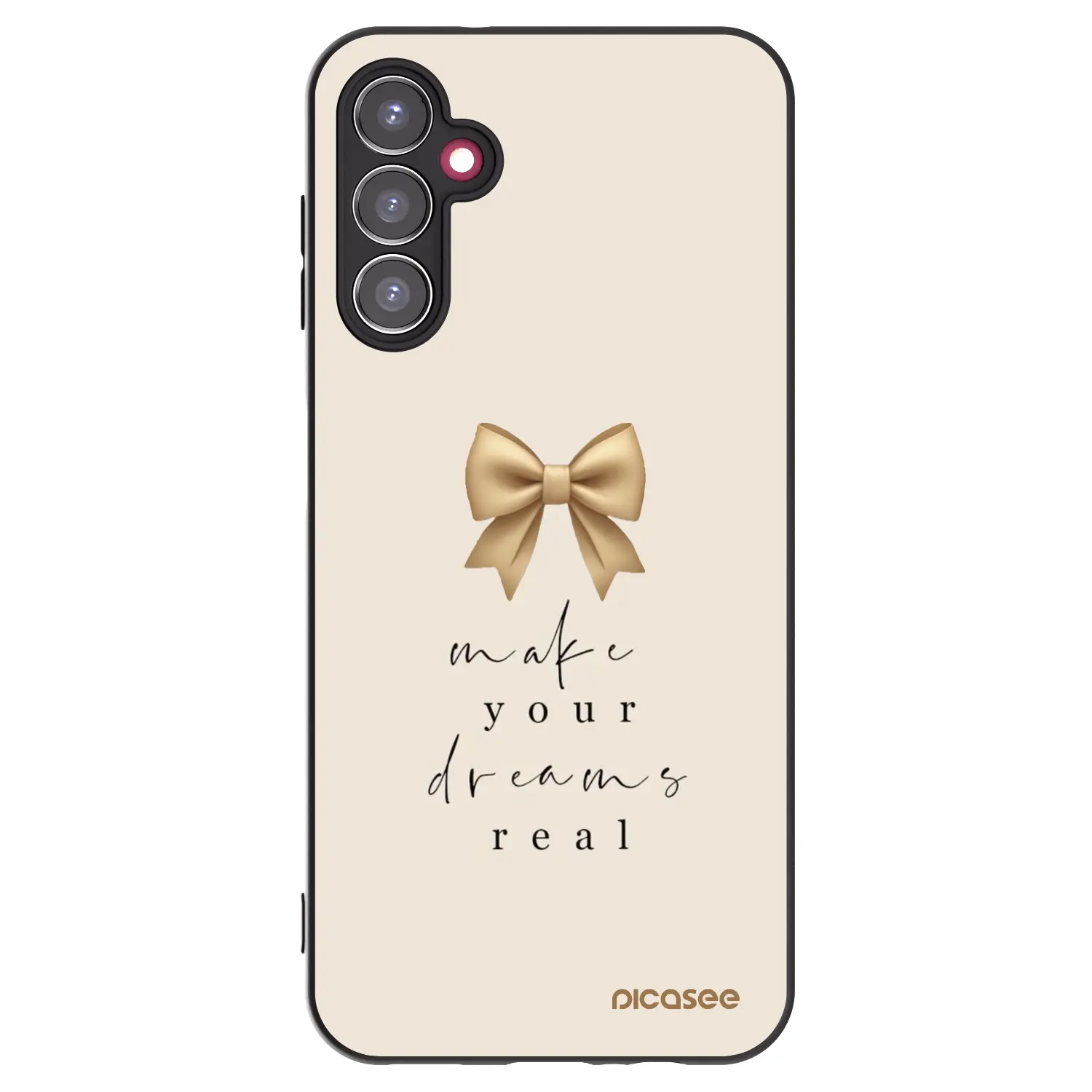 Silikonový černý obal pro Samsung Galaxy A14 5G A146P - Golden Dream