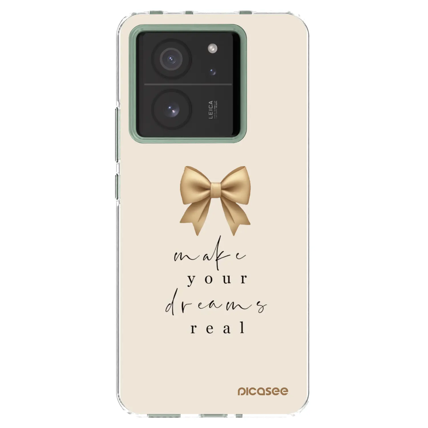 Silikonový průhledný obal pro Xiaomi 13T Pro - Golden Dream