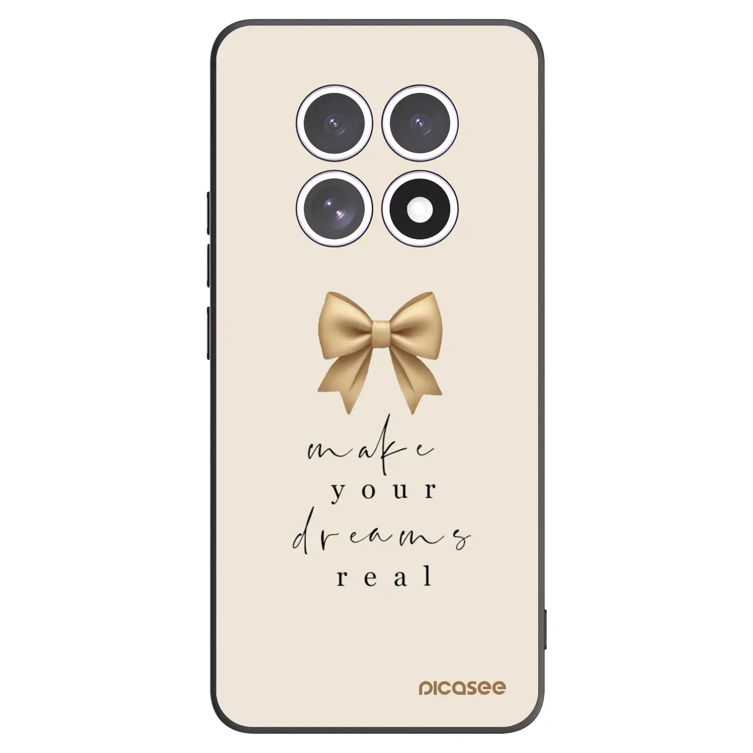 Silikonový černý obal pro Xiaomi Redmi Note 15 4G - Golden Dream