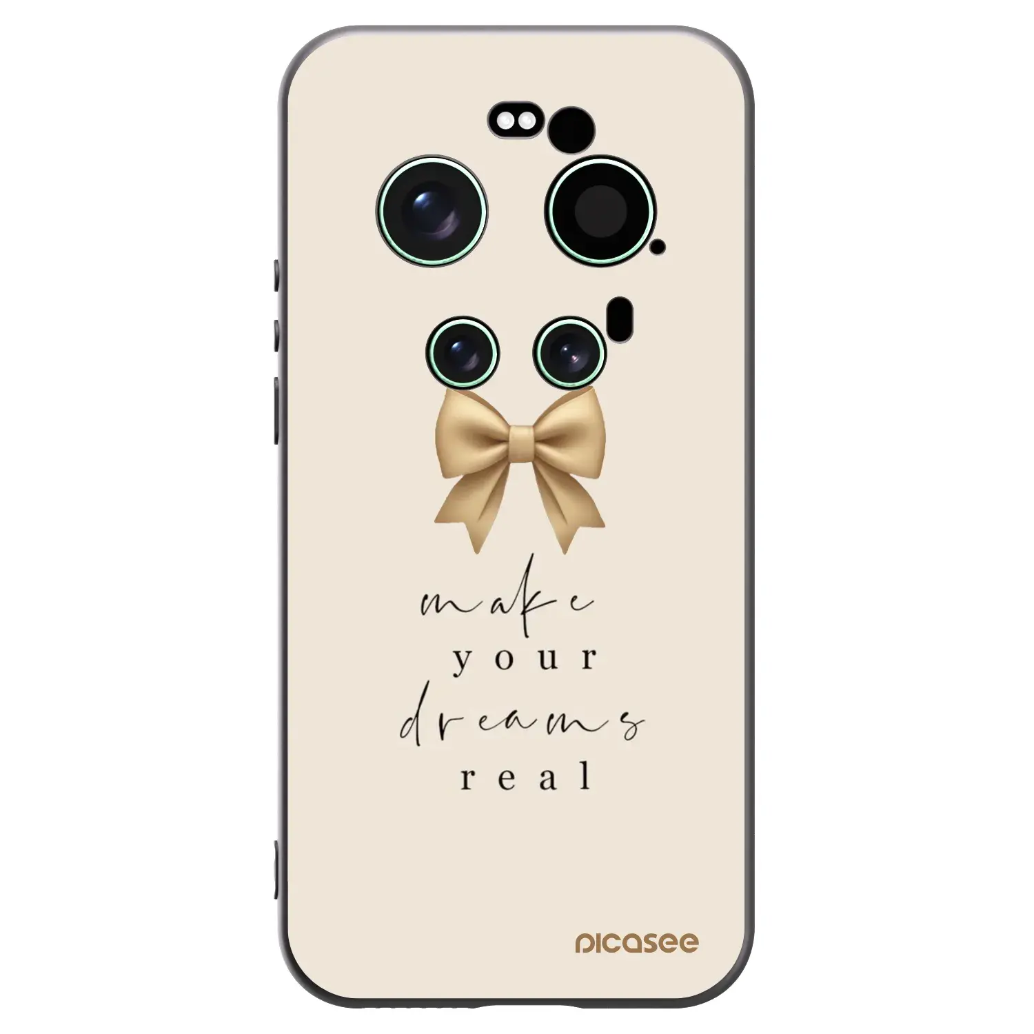 Silikonový černý obal pro Xiaomi 17 Ultra - Golden Dream