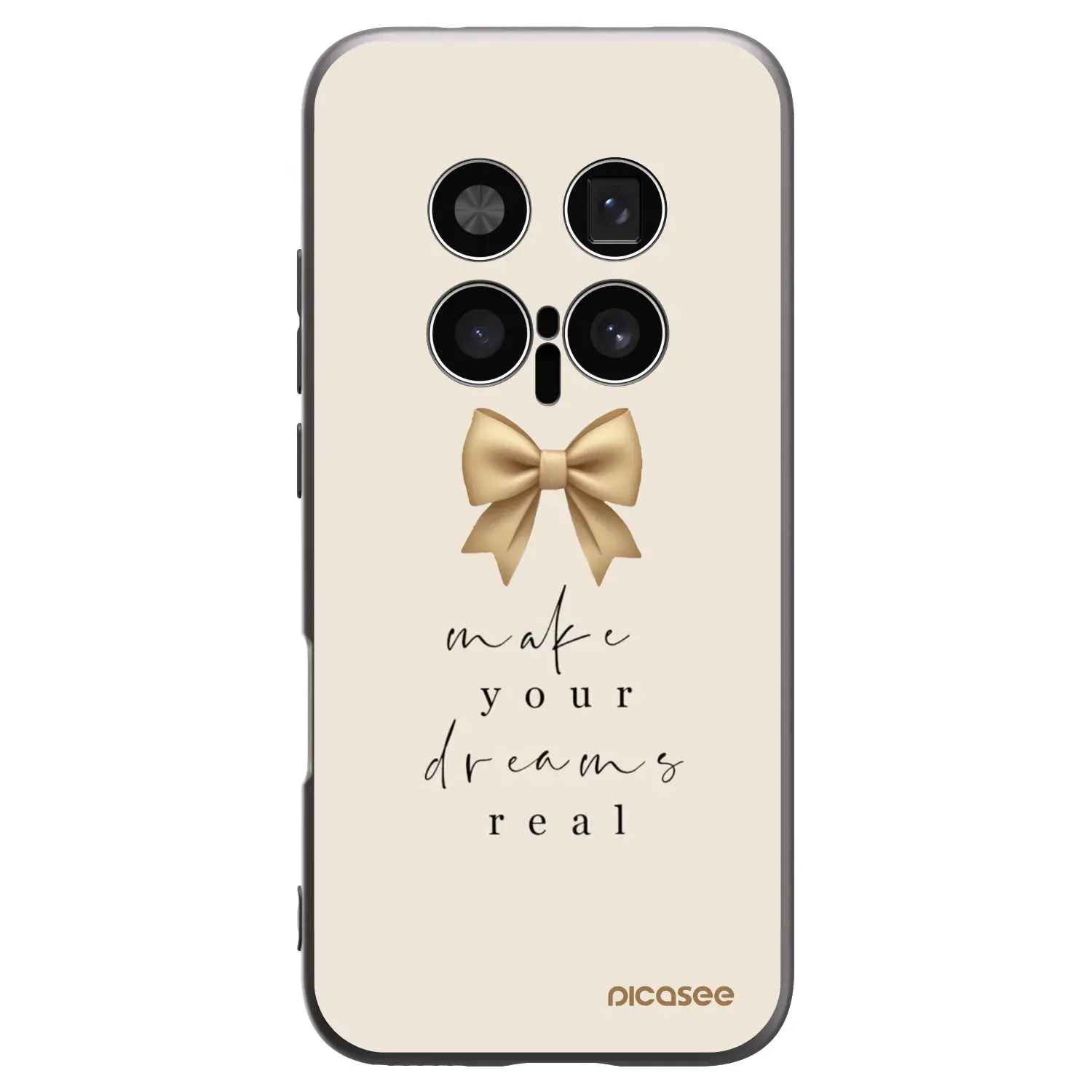 Silikonový černý obal pro Honor Magic8 Pro 5G - Golden Dream
