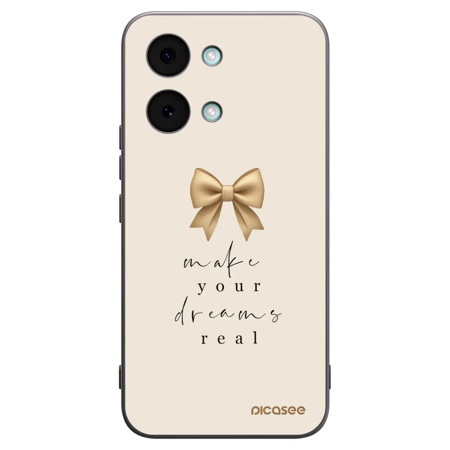 Silikonový černý obal pro Xiaomi Poco X8 Pro Max - Golden Dream