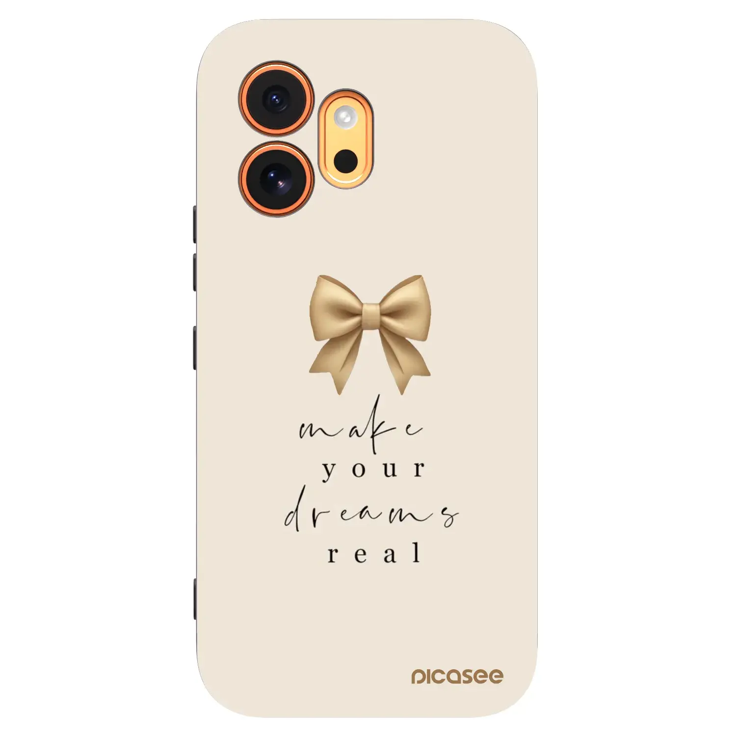 Silikonový černý obal pro Honor 600 - Golden Dream