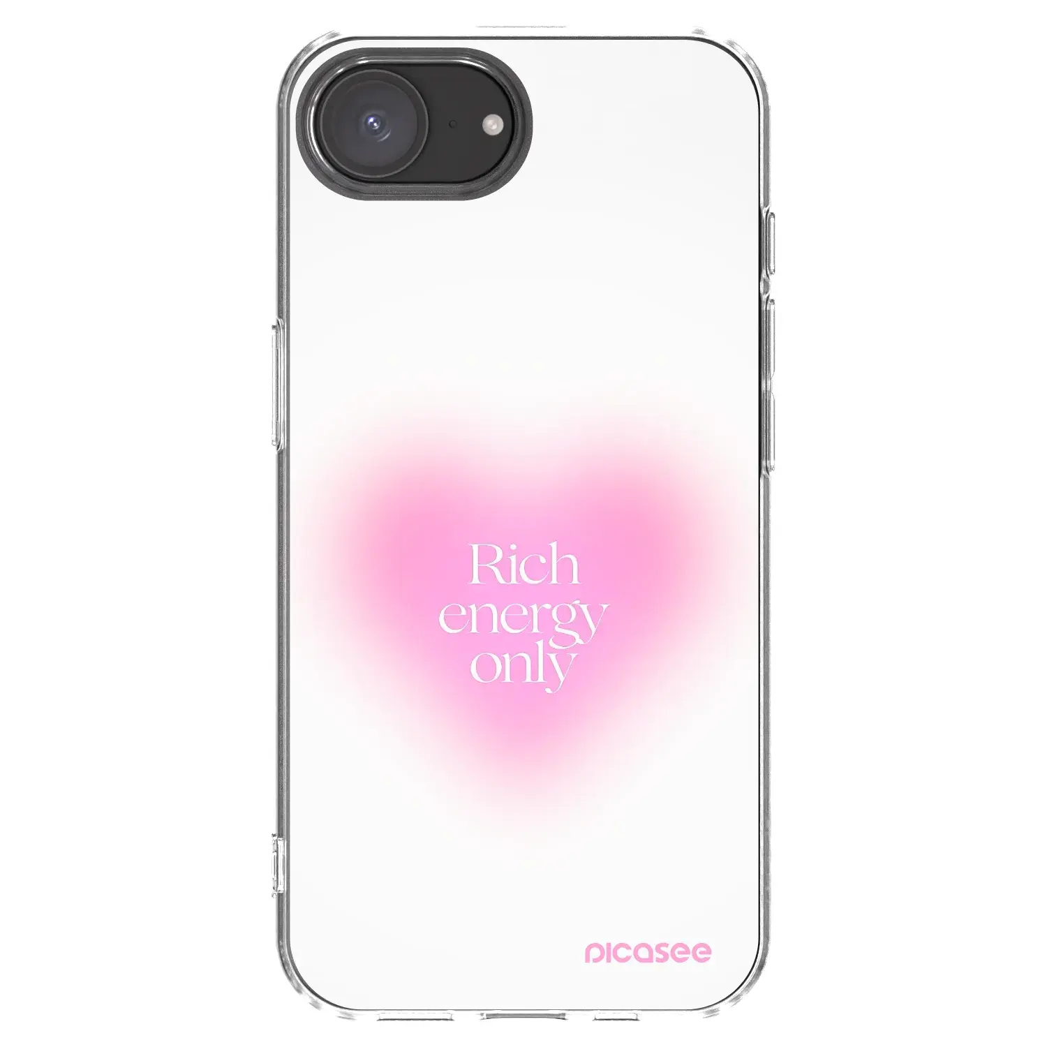 Silikonový průhledný obal pro Apple iPhone 17e - Rich Energy