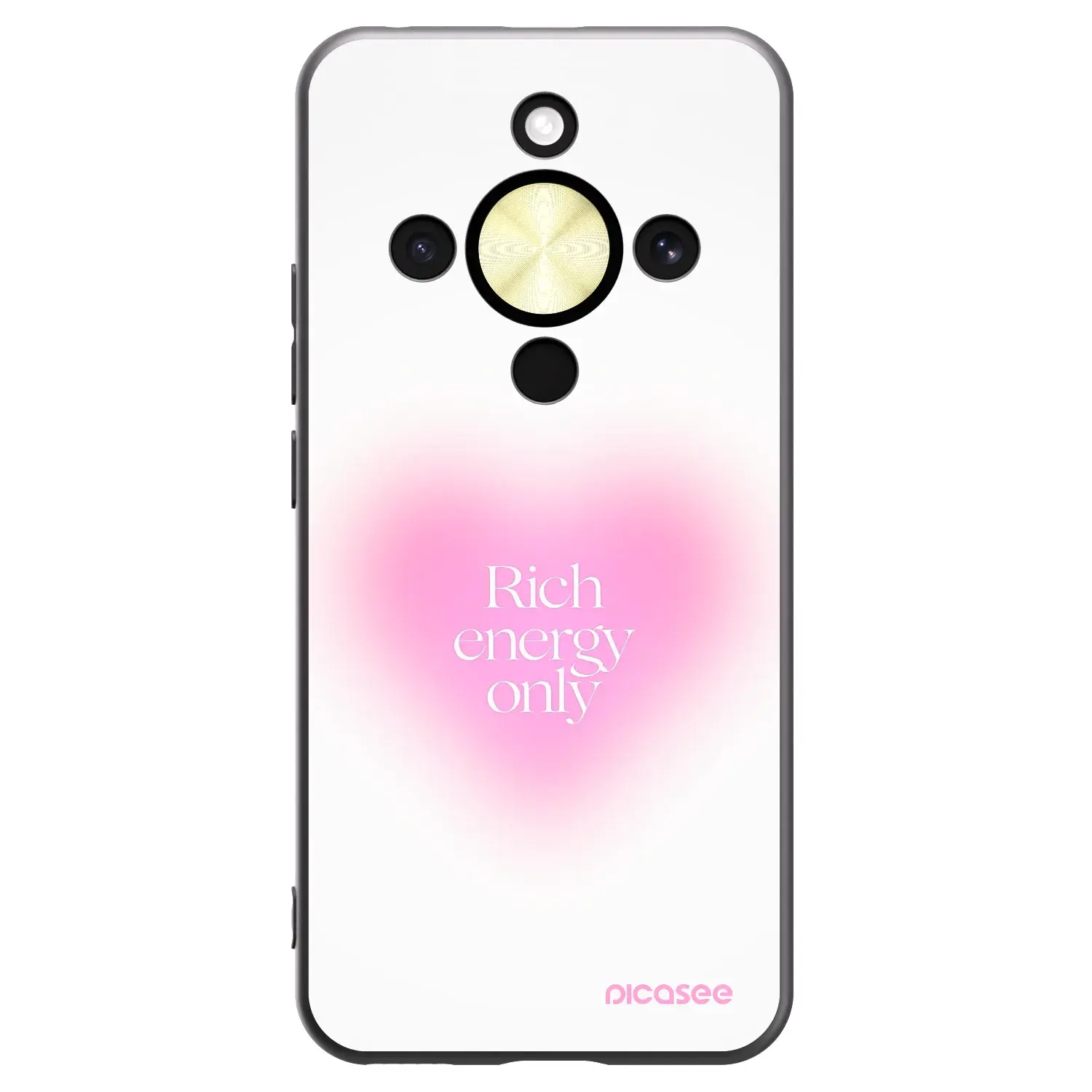 Silikonový černý obal pro Honor Magic8 Lite 5G - Rich Energy