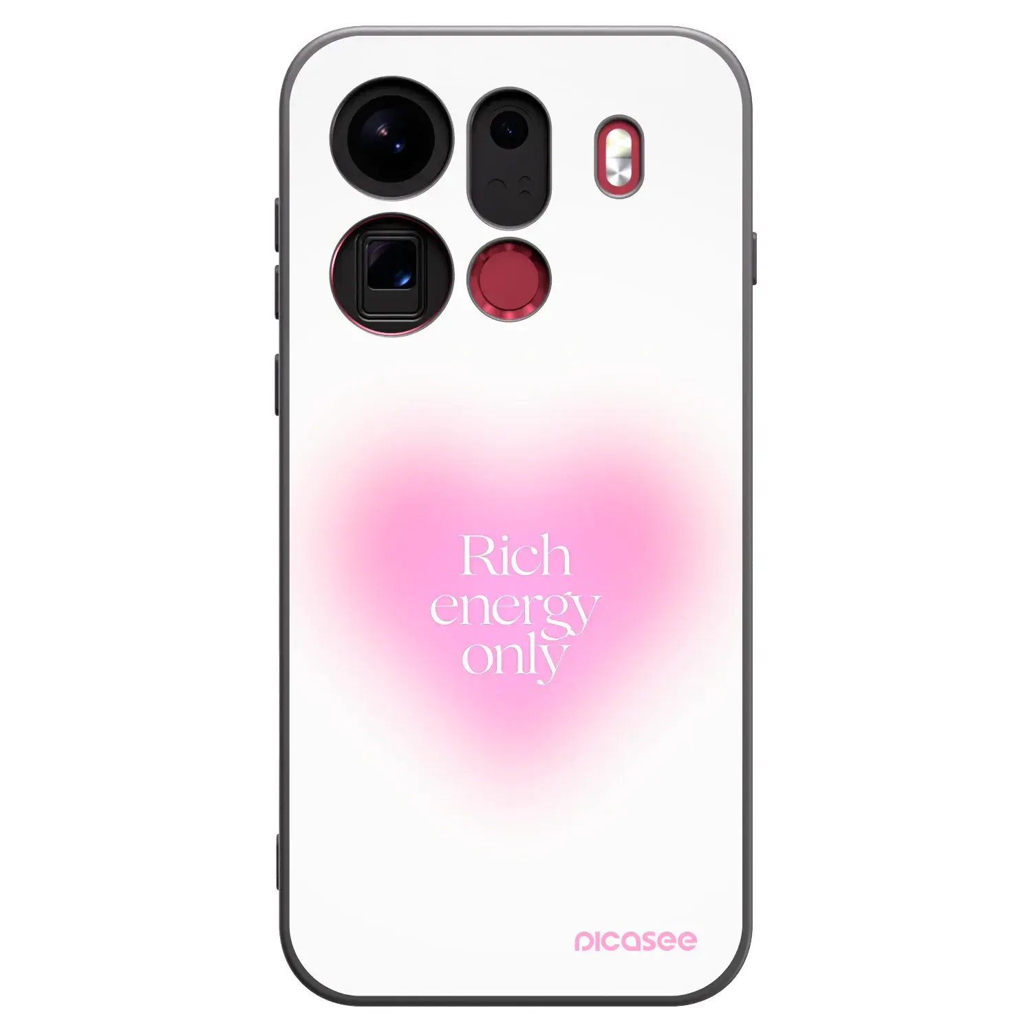 Silikonový černý obal pro OPPO Find X9 Pro - Rich Energy