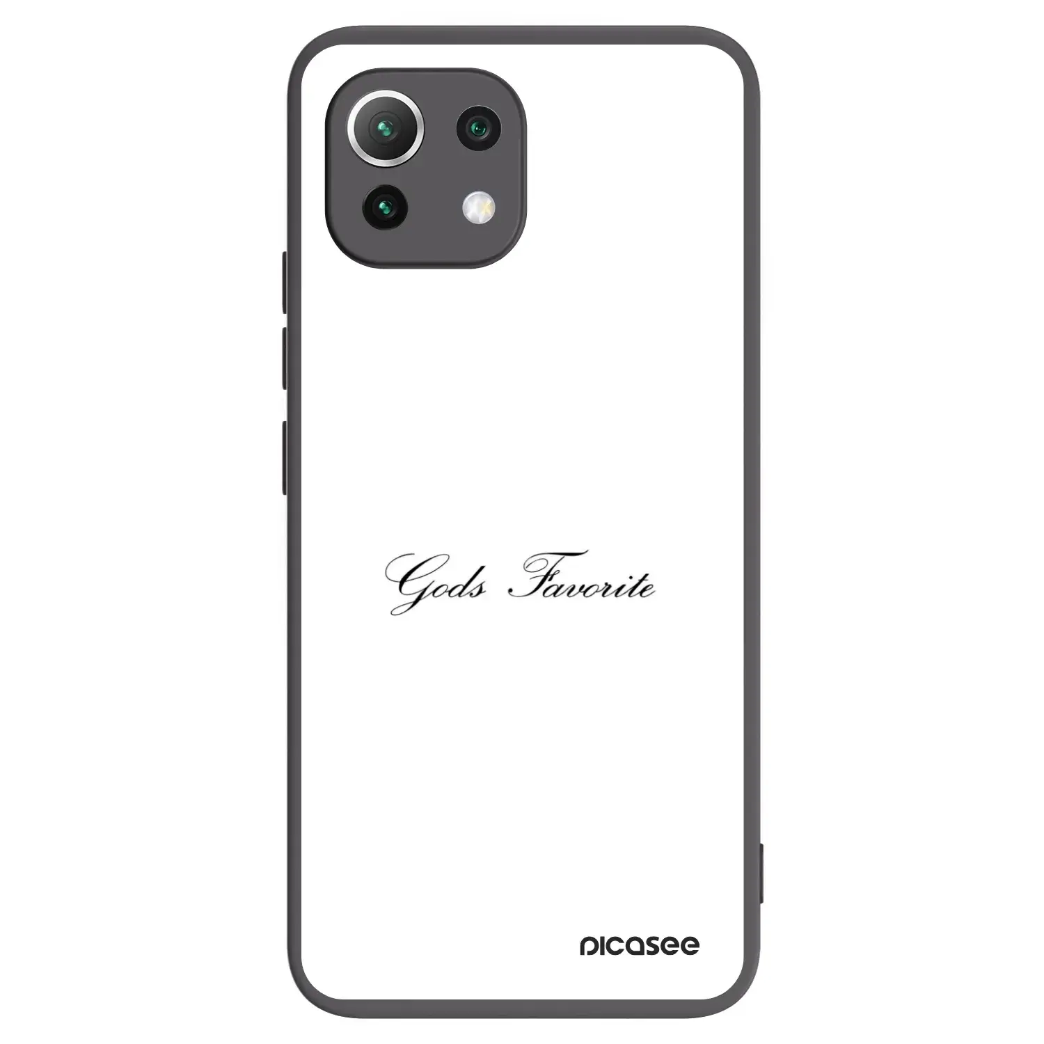 Silikonový černý obal pro Xiaomi 11 Lite 5G NE - Gods Favorite