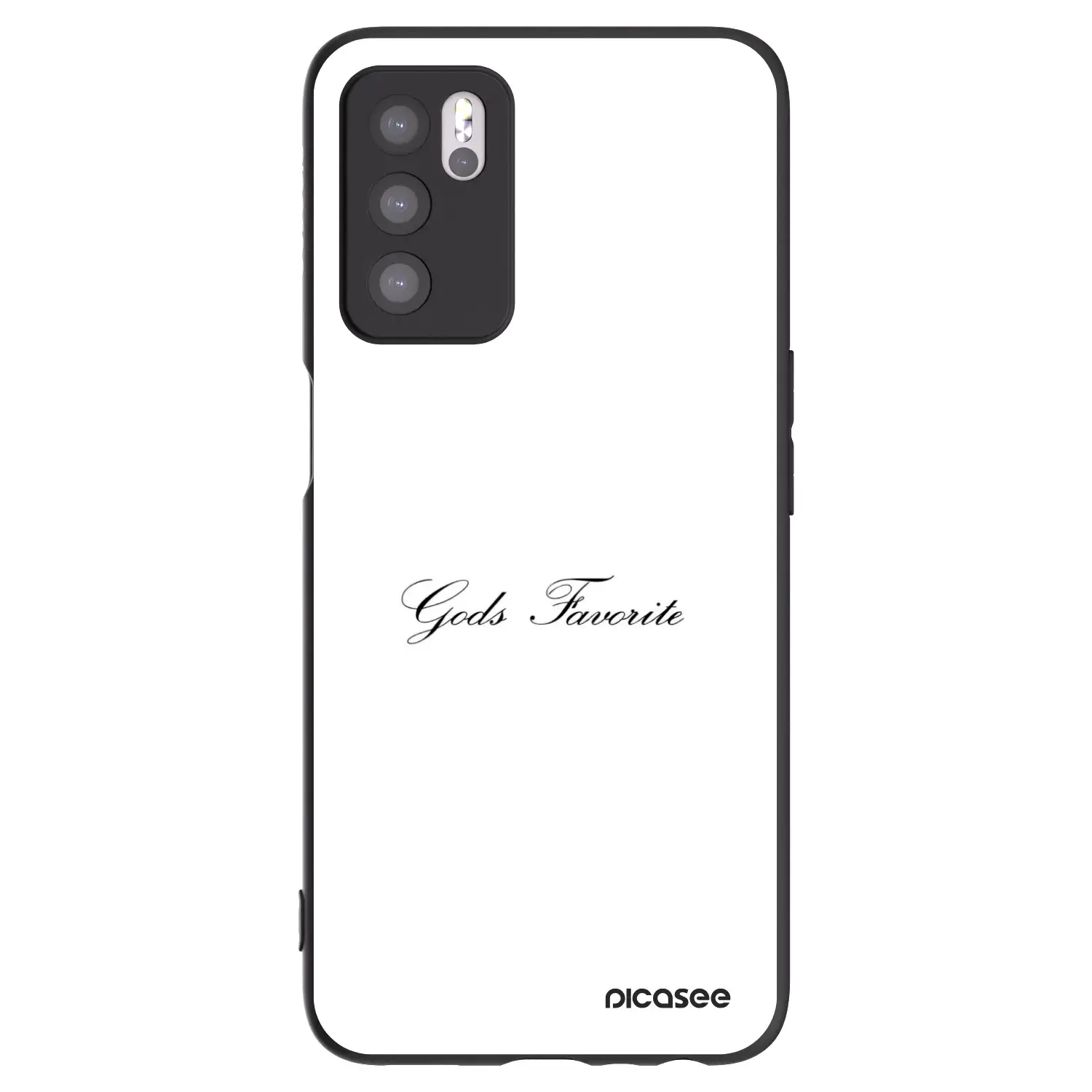Silikonový černý obal pro OPPO A16s - Gods Favorite