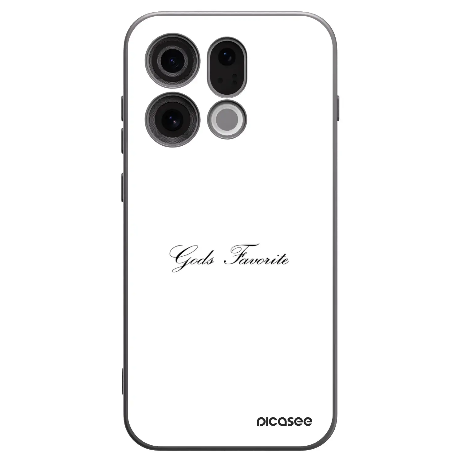 Silikonový černý obal pro OPPO Find X9 - Gods Favorite