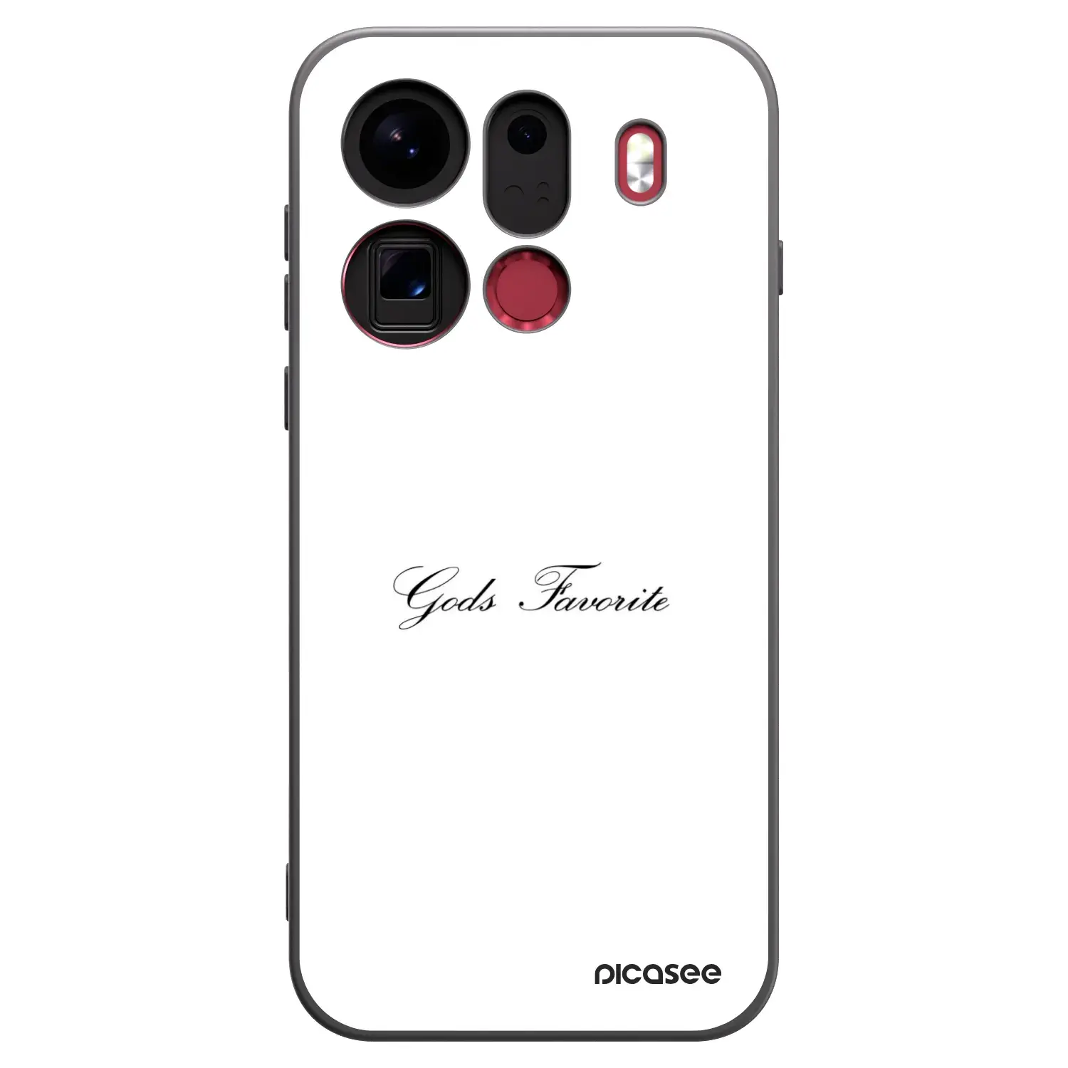 Silikonový černý obal pro OPPO Find X9 Pro - Gods Favorite