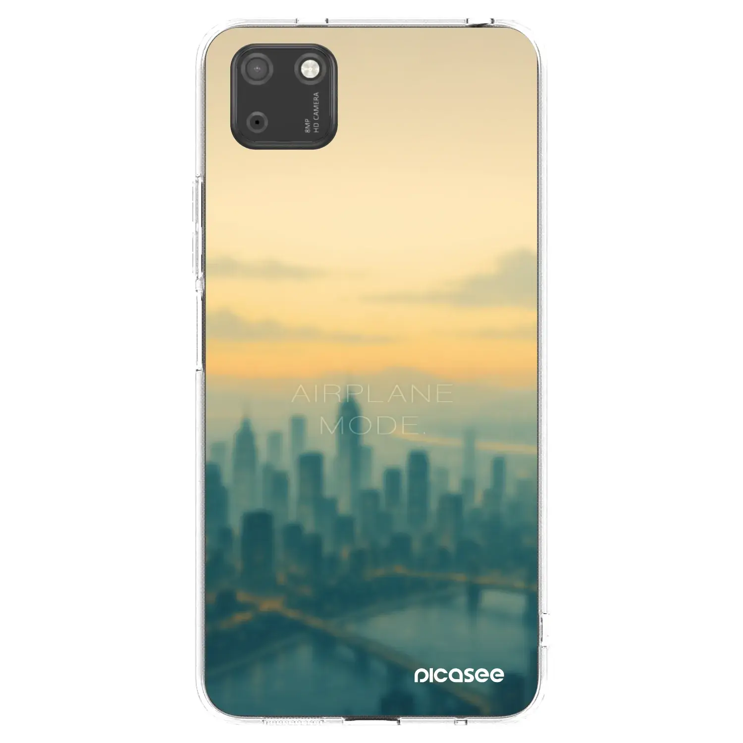 Silikonový průhledný obal pro Huawei Y5P - Airplane mode