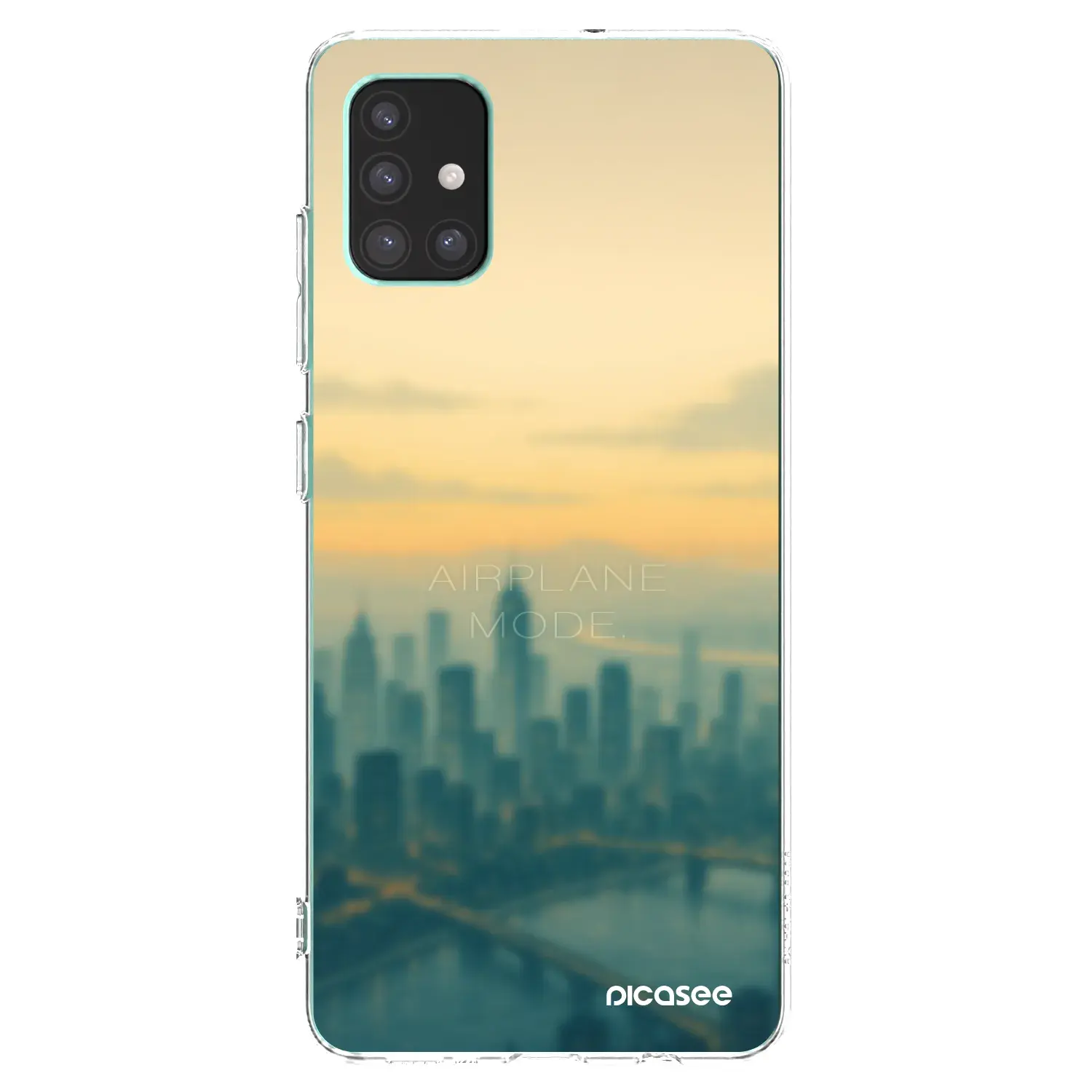 Silikonový průhledný obal pro Samsung Galaxy M51 M515F - Airplane mode