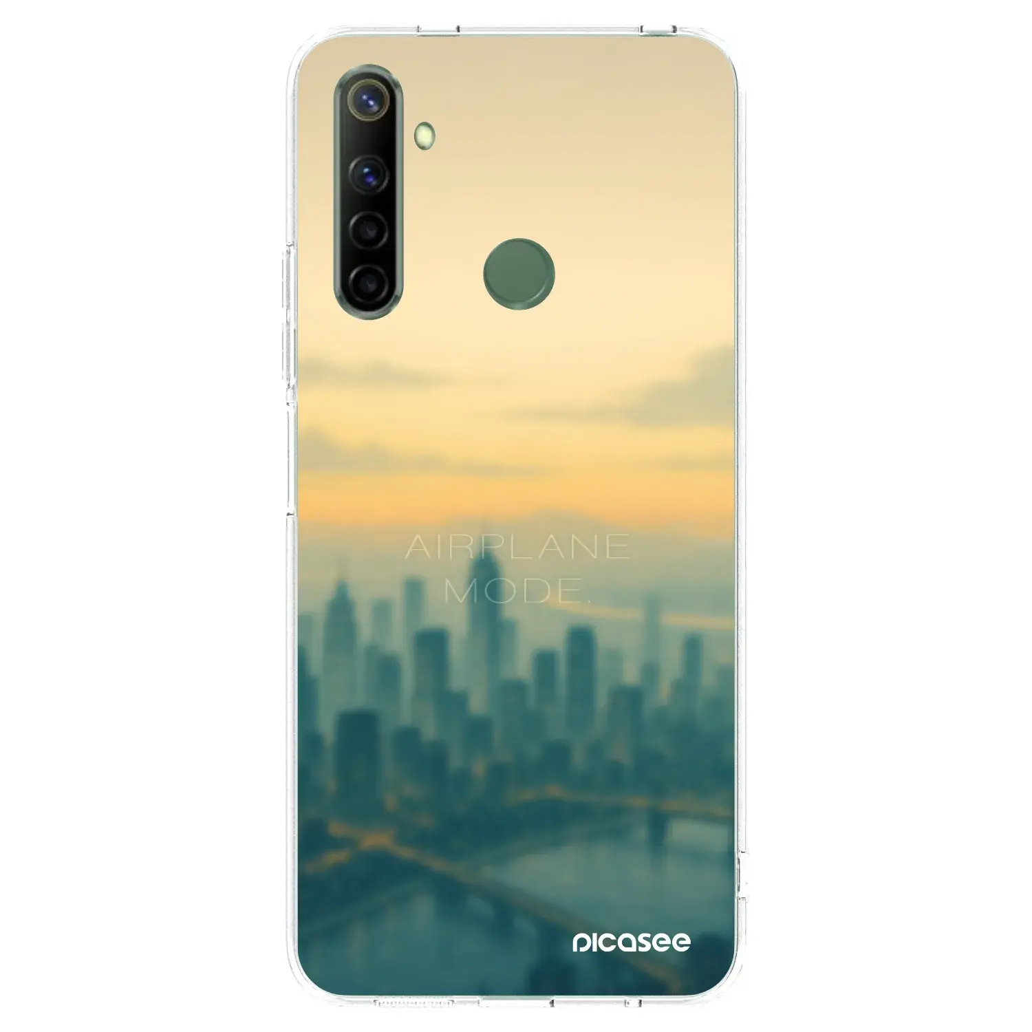 Silikonový průhledný obal pro Realme 6i - Airplane mode