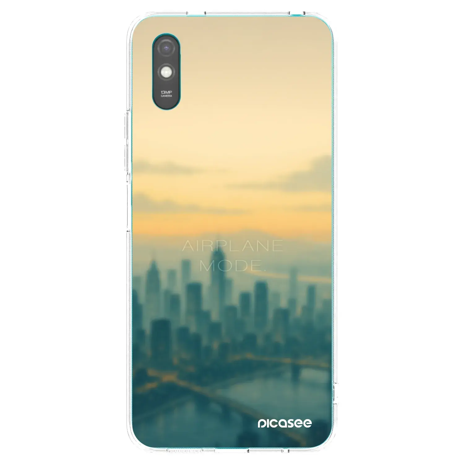 Silikonový průhledný obal pro Xiaomi Redmi 9AT - Airplane mode