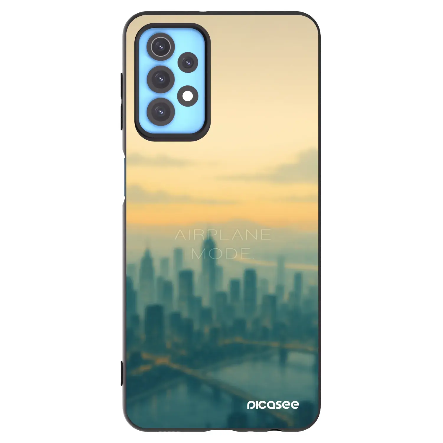 Silikonový černý obal pro Samsung Galaxy A32 4G SM-A325F - Airplane mode