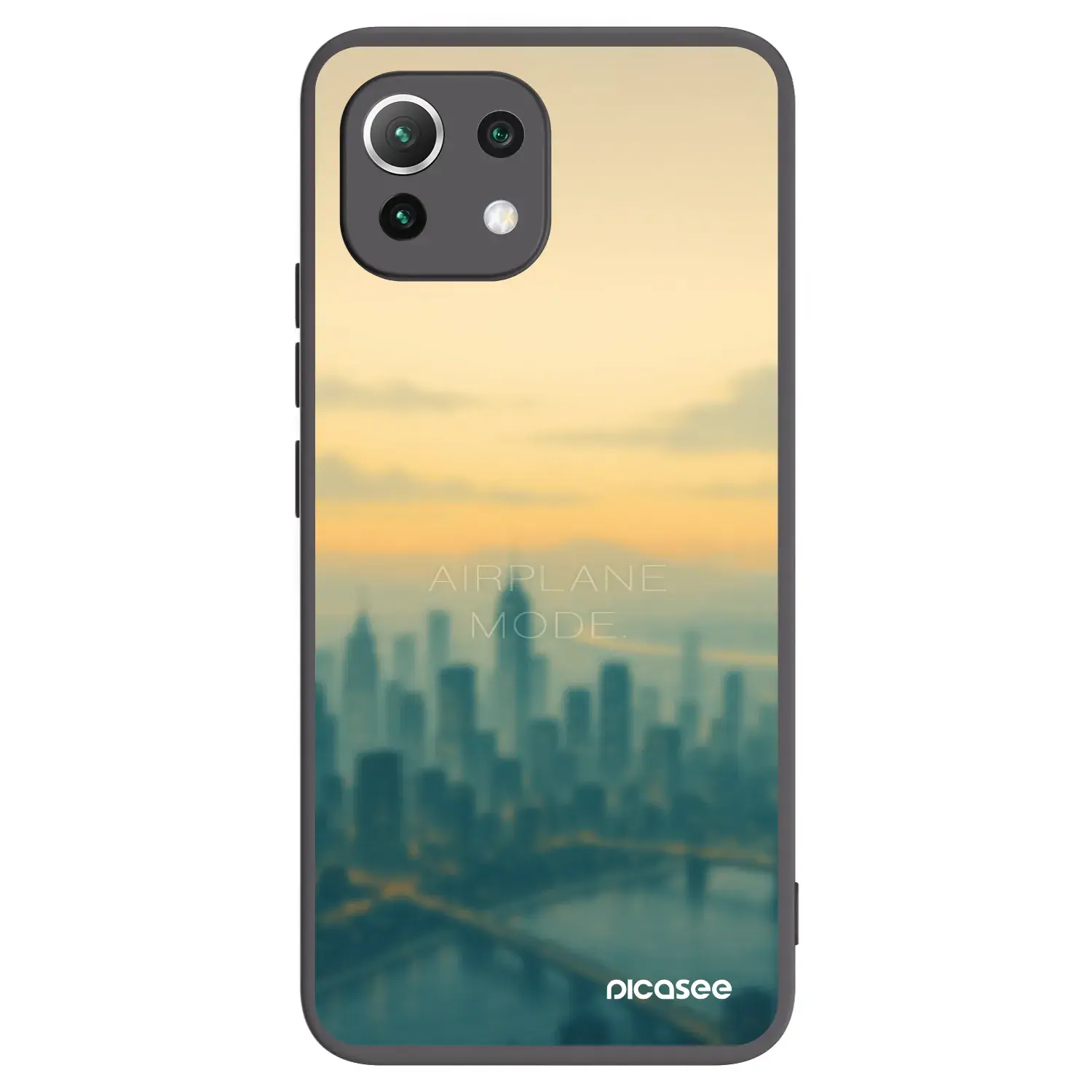 Silikonový černý obal pro Xiaomi 11 Lite 5G NE - Airplane mode
