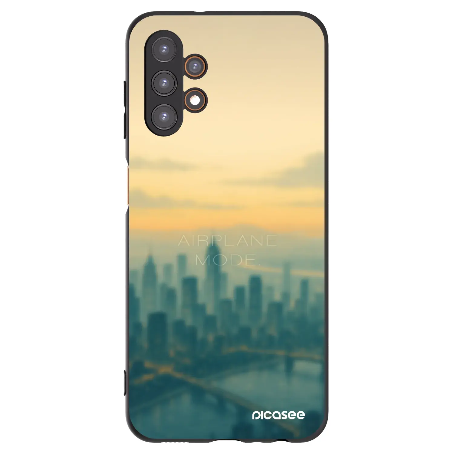 Silikonový černý obal pro Samsung Galaxy A13 4G A135 - Airplane mode